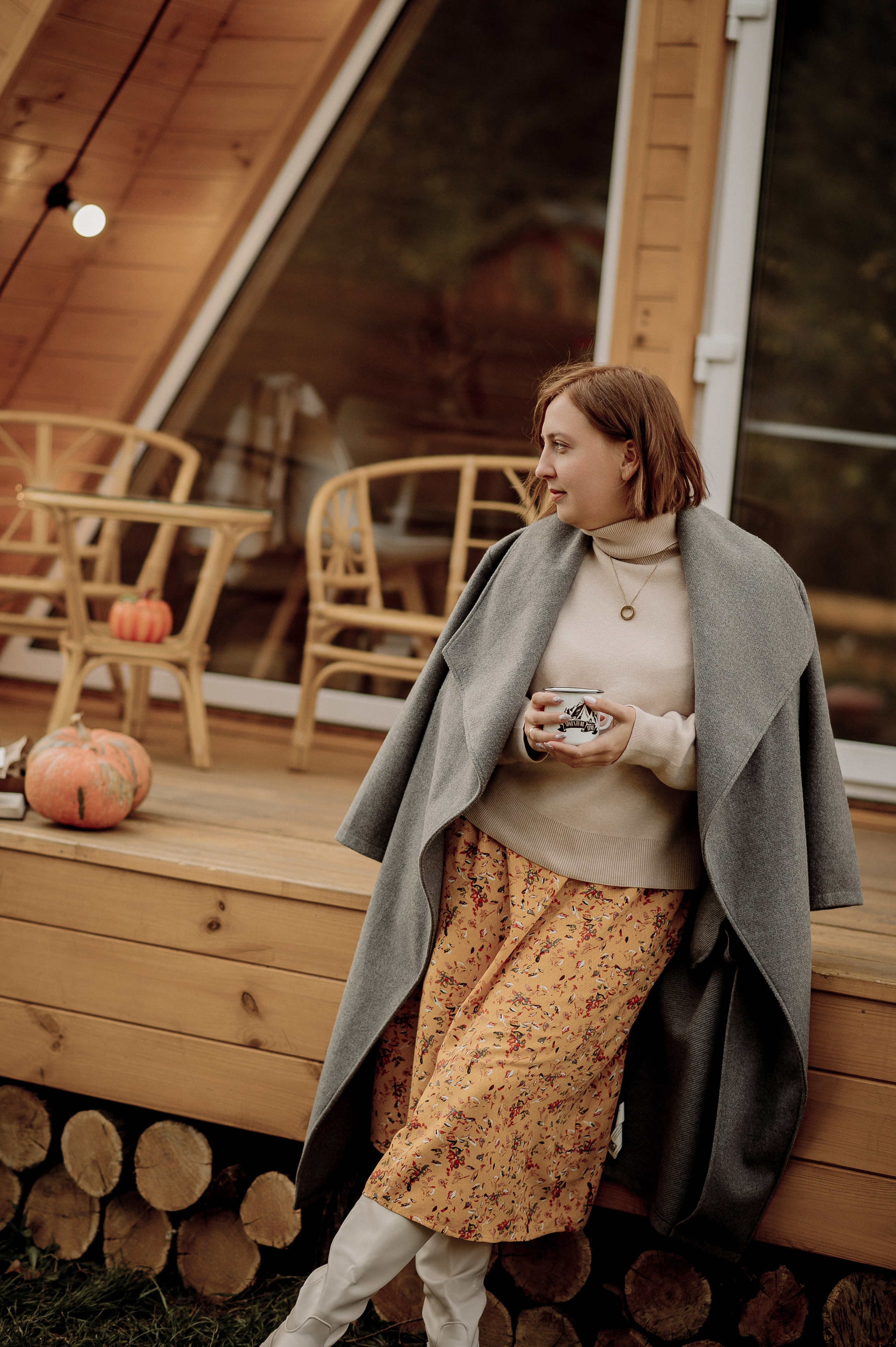 Катя, Дима, Настя и уютный домик. Фотограф Мария Стрелкова