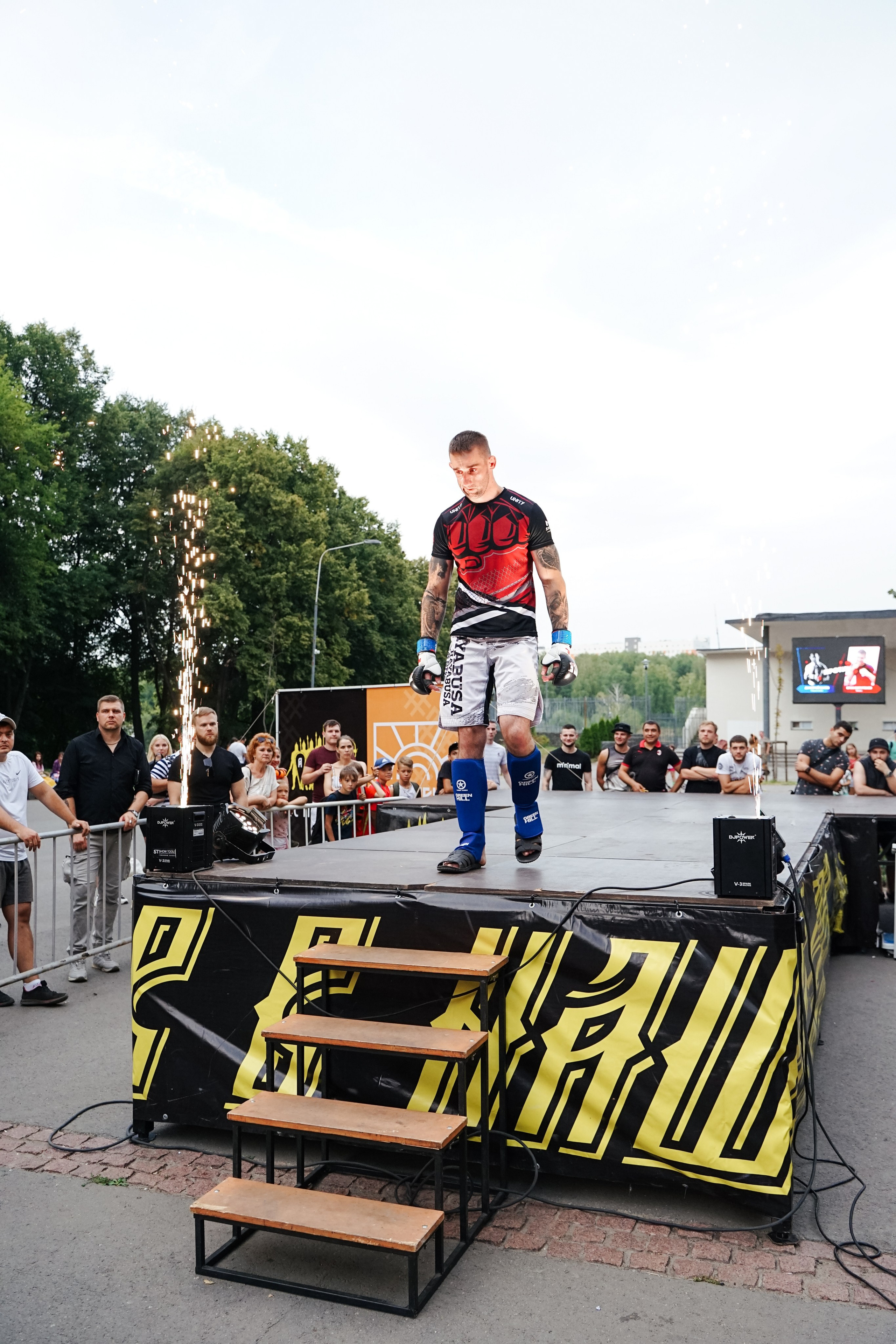 Вечер боев в ЦПКиО. Фотограф Надежда Погребняк | Рязань | Москва
