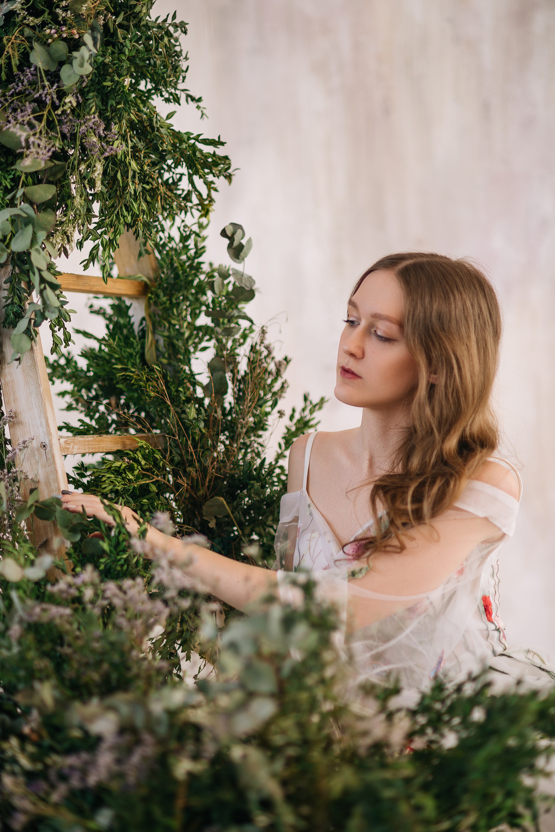 Ева. Волшебная фотосессия с цветами. Фотограф в Самаре | Катерина Гущина