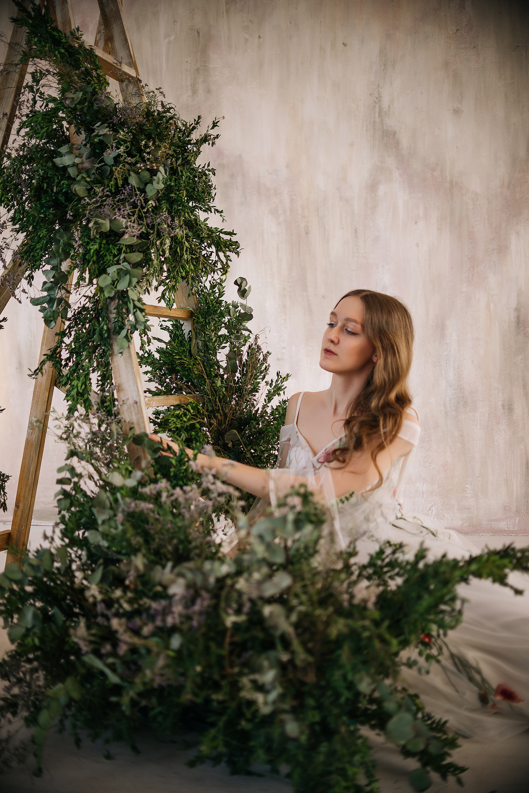 Ева. Волшебная фотосессия с цветами. Фотограф в Самаре | Катерина Гущина