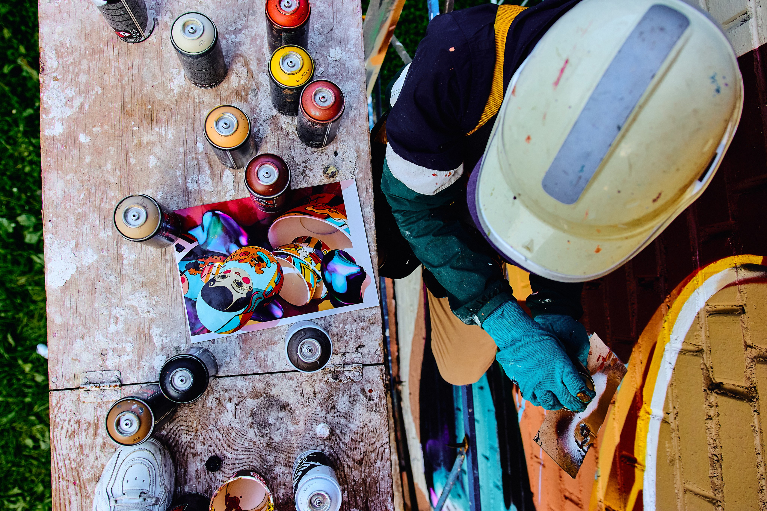 Граффити «Матрешка» Верхняя Пышма. ФОТОГРАФ ЕКАТЕРИНБУРГ