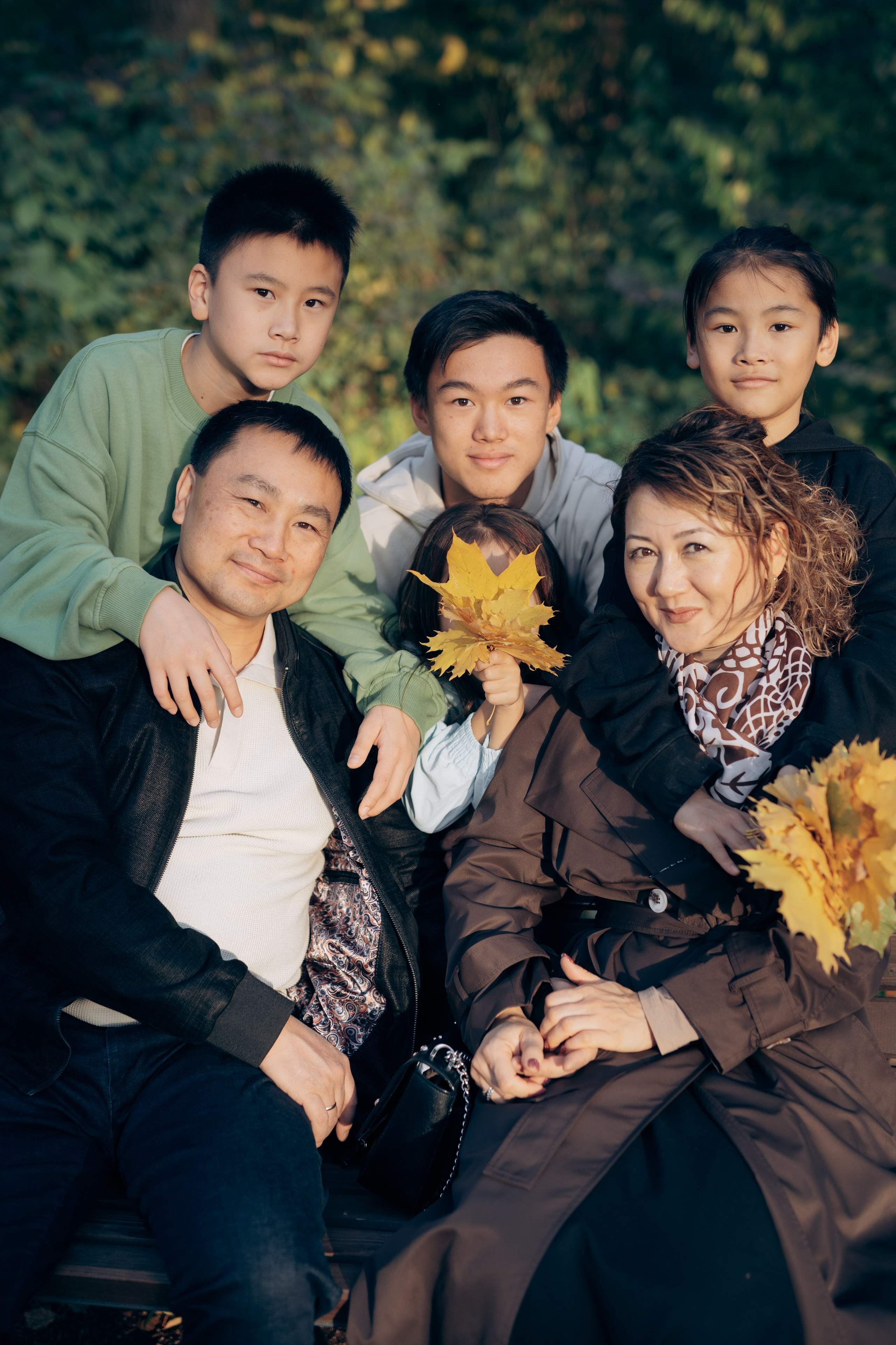 Дружная семья. Фотограф в Алматы Чалова Нафиса