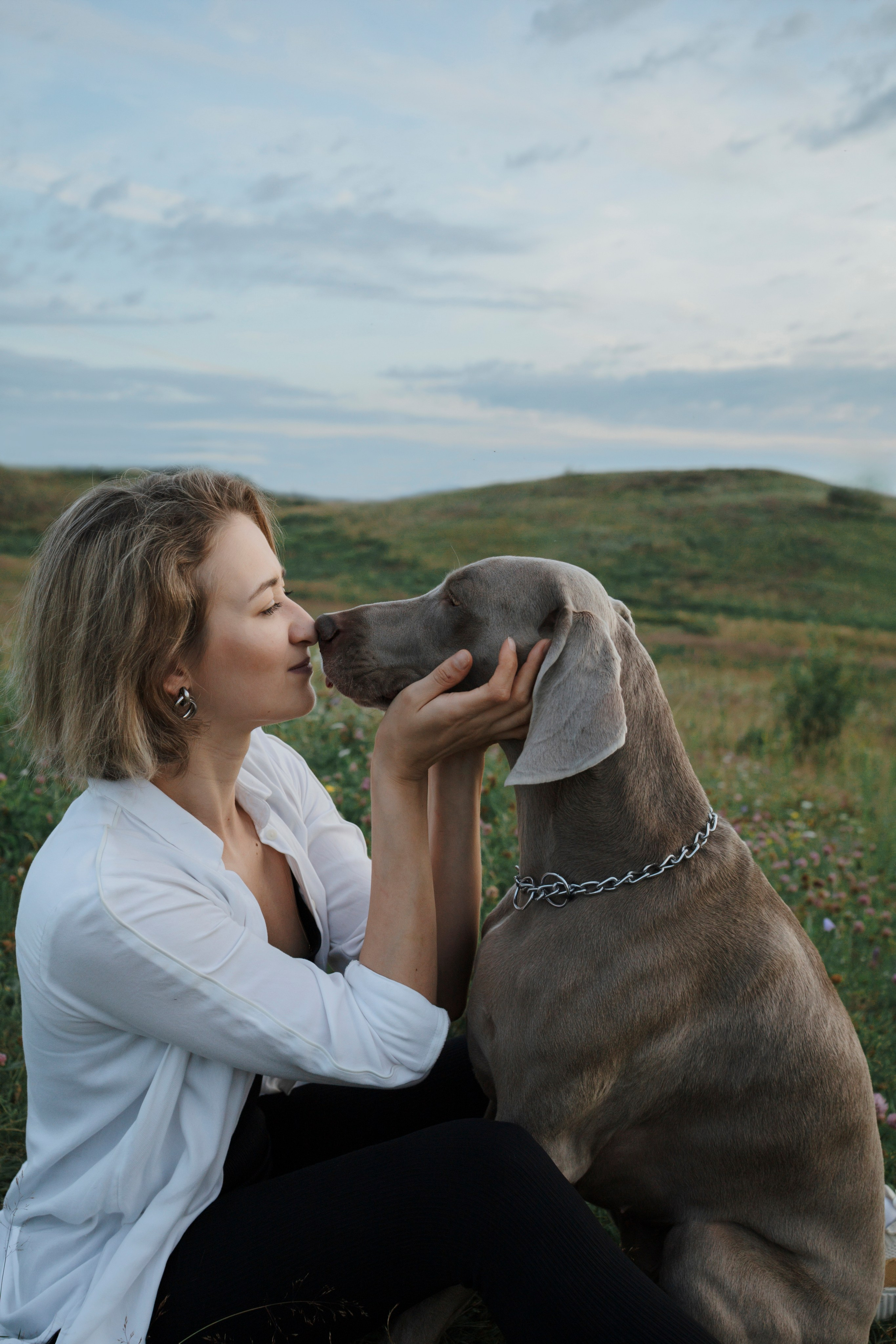 Маргарита и веймаранеры. Фотограф-анималист в Санкт-Петеребурге Титова Алиса