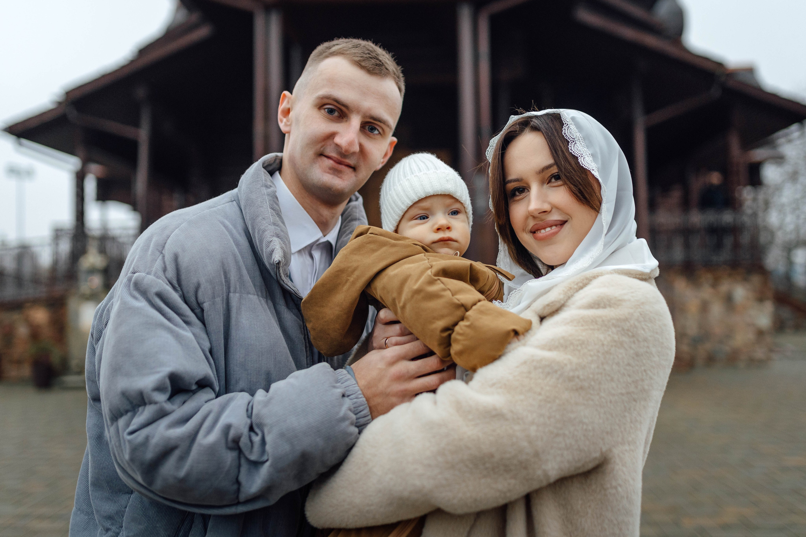 Крещение Демида, храм Святой Троицы, декабрь 2025