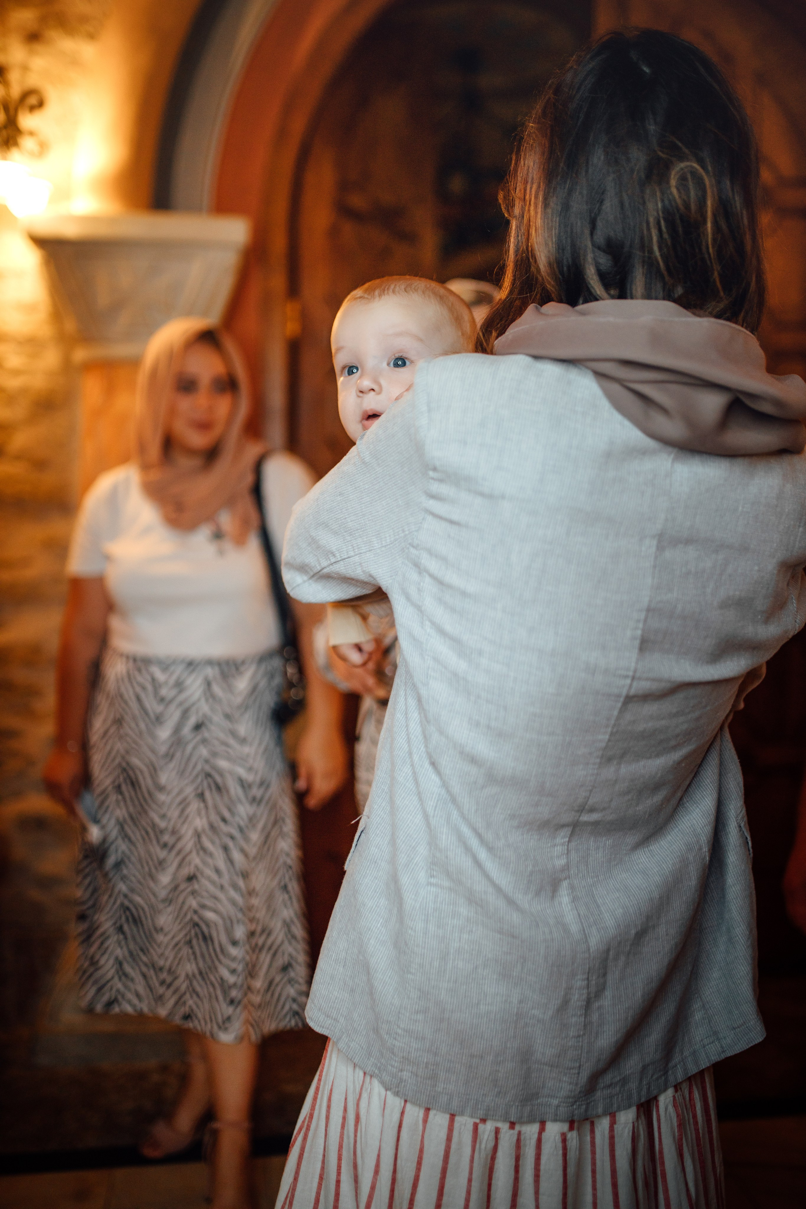 Крещение Егора (Георгия) Державный храм, св. Елисаветенского монастыря, Новинки, август 2024