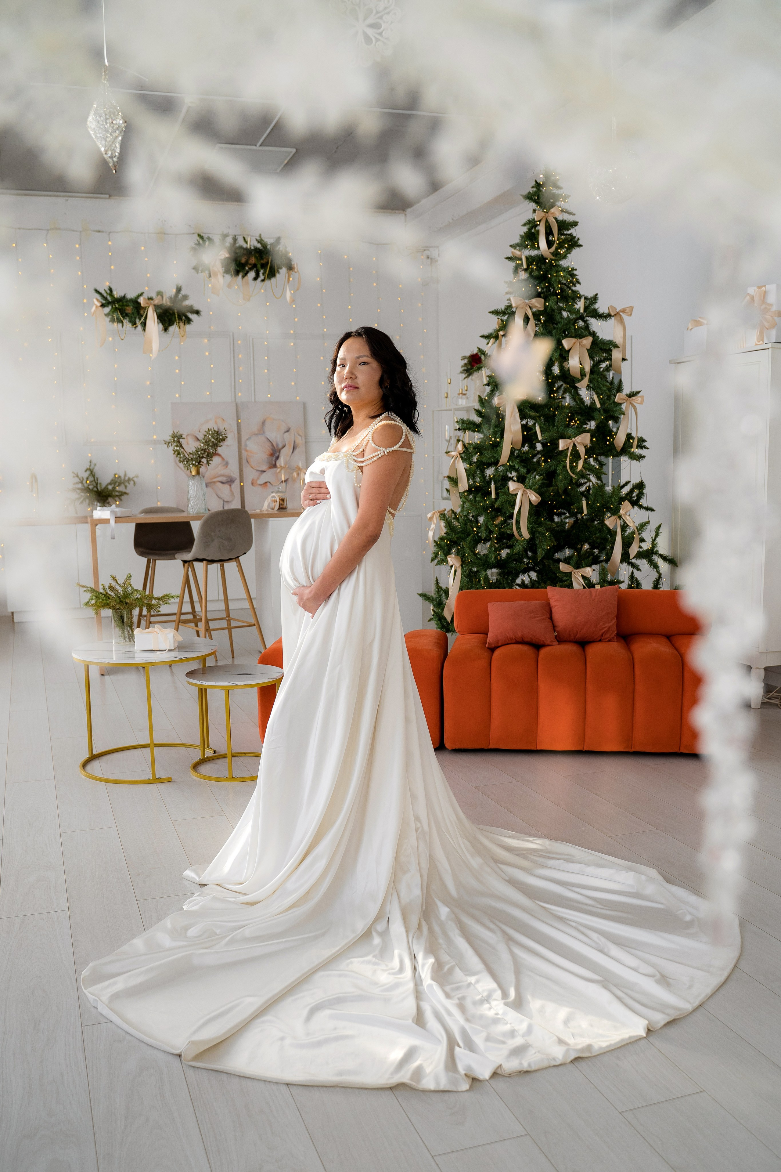 Платья для беременных. Фотостудия Малина в городе Улан-Удэ. Фотограф Ирина Жарникова