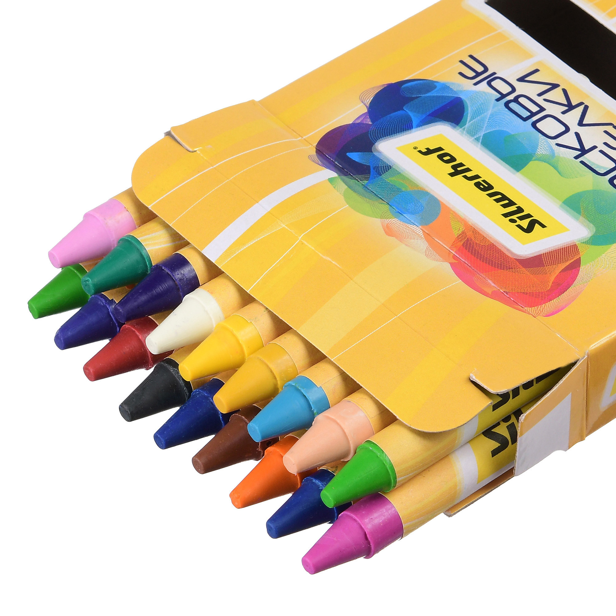 набор восковых мелков 18 цветов