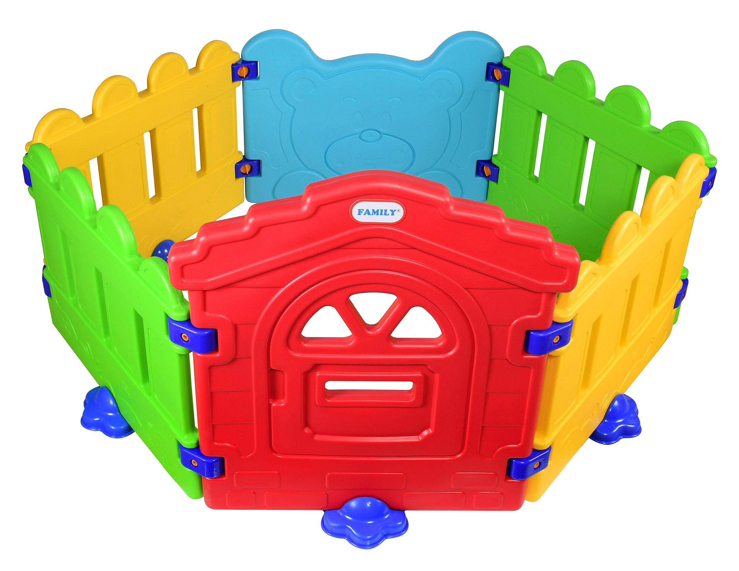 манеж для детей на белом фоне