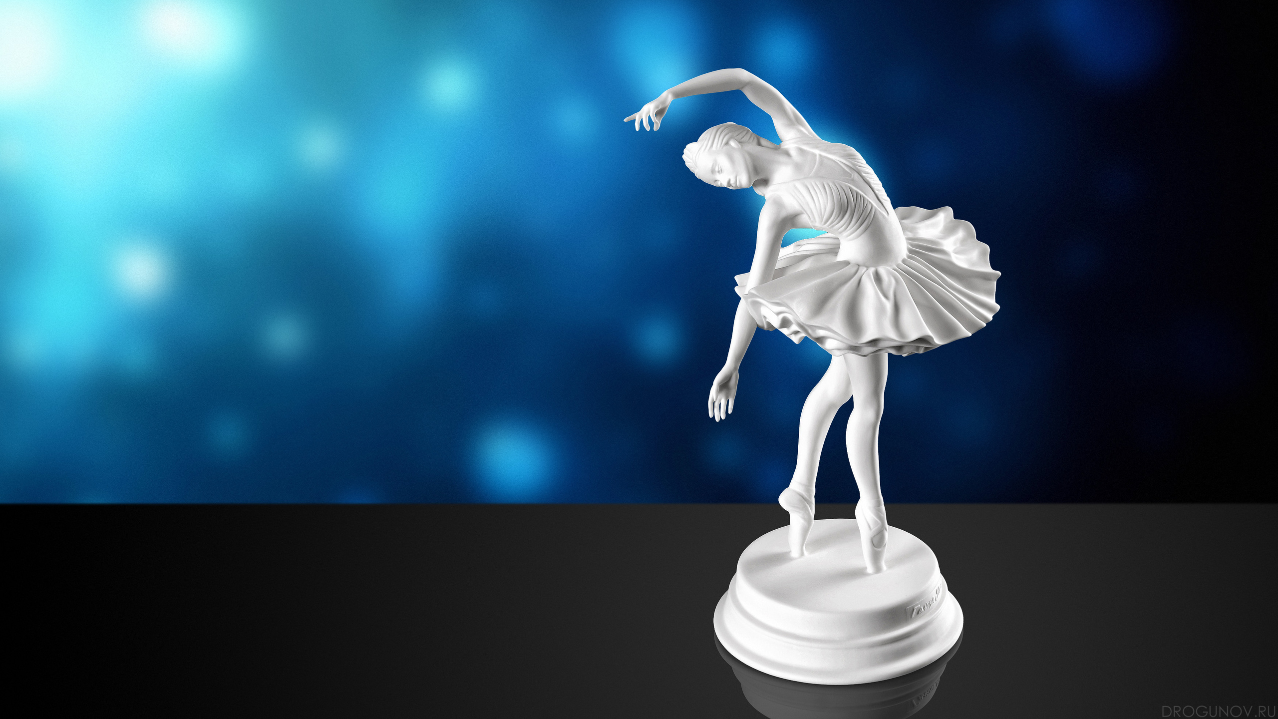 Предметная съемка статуэтки балерины