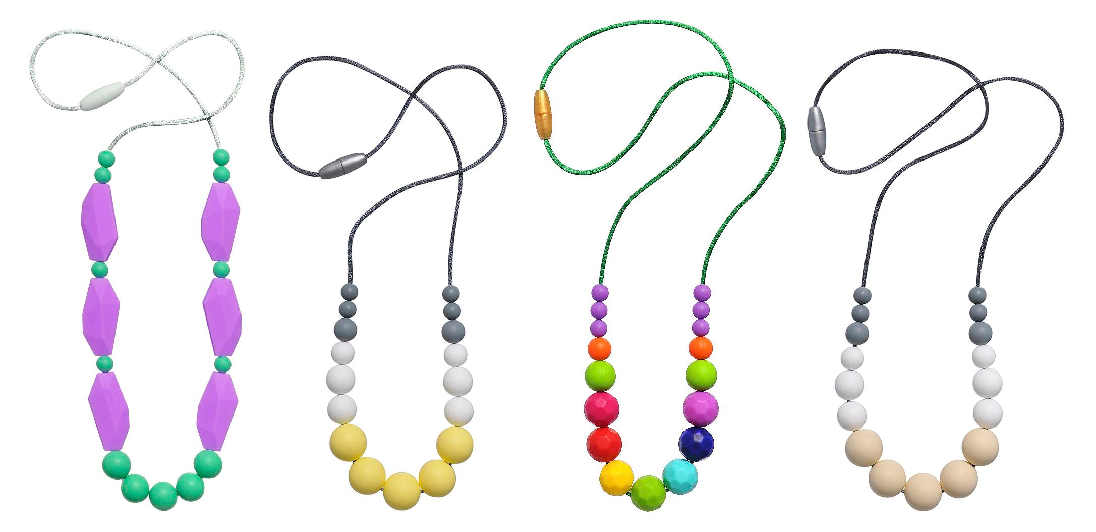 слингобусы силиконовые на белом фоне