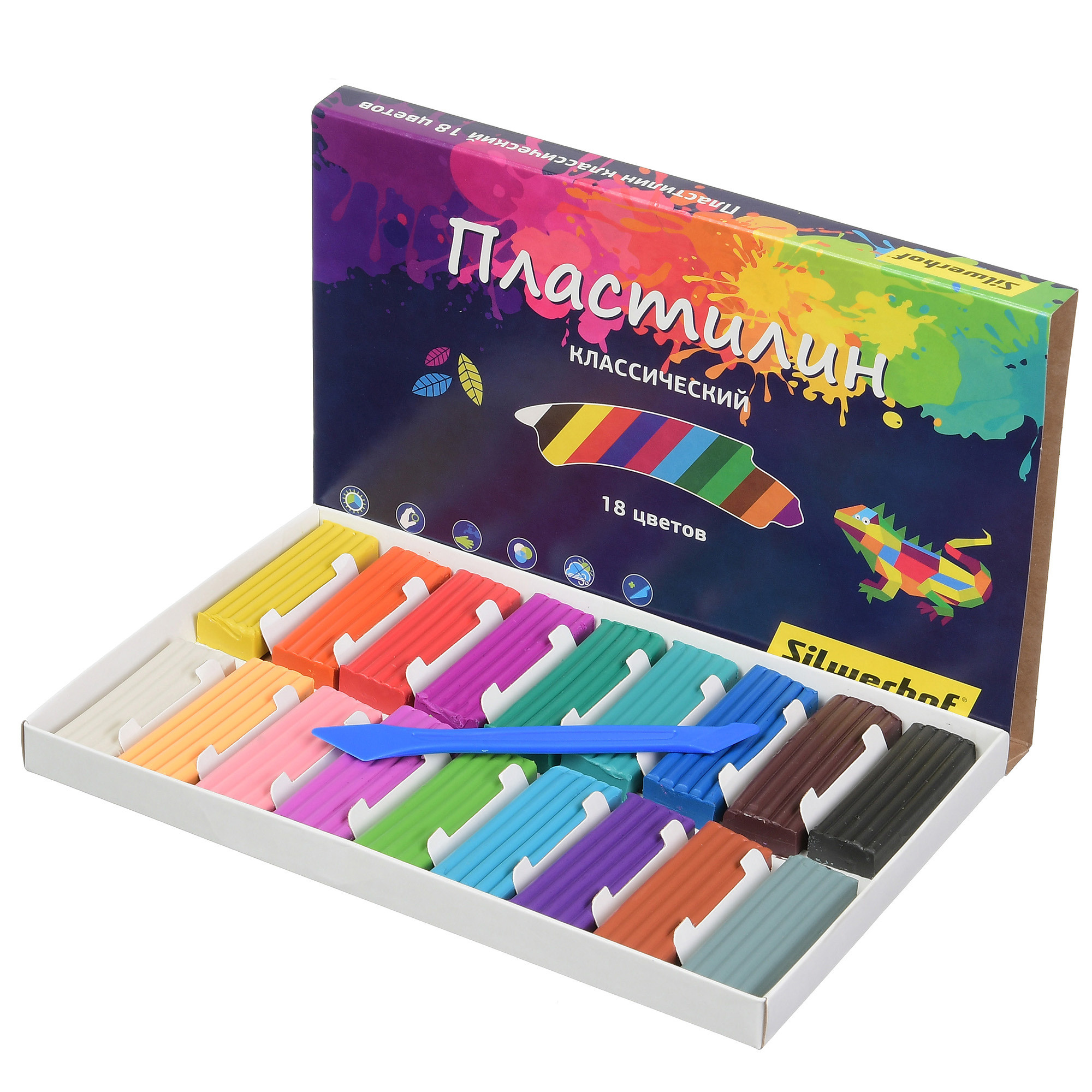 Набор детского цветного пластилина