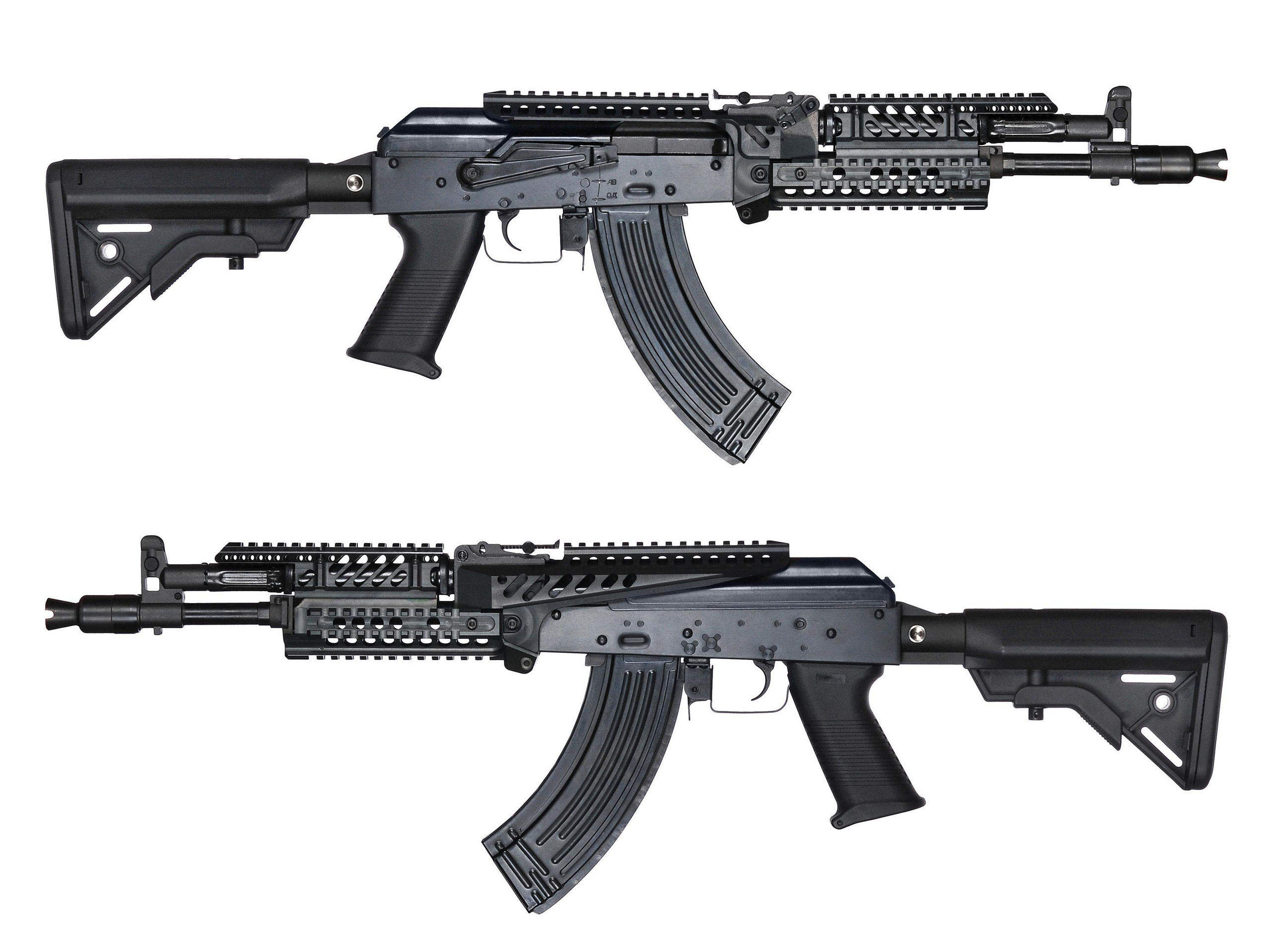 автомат для страйкобола вид с боку