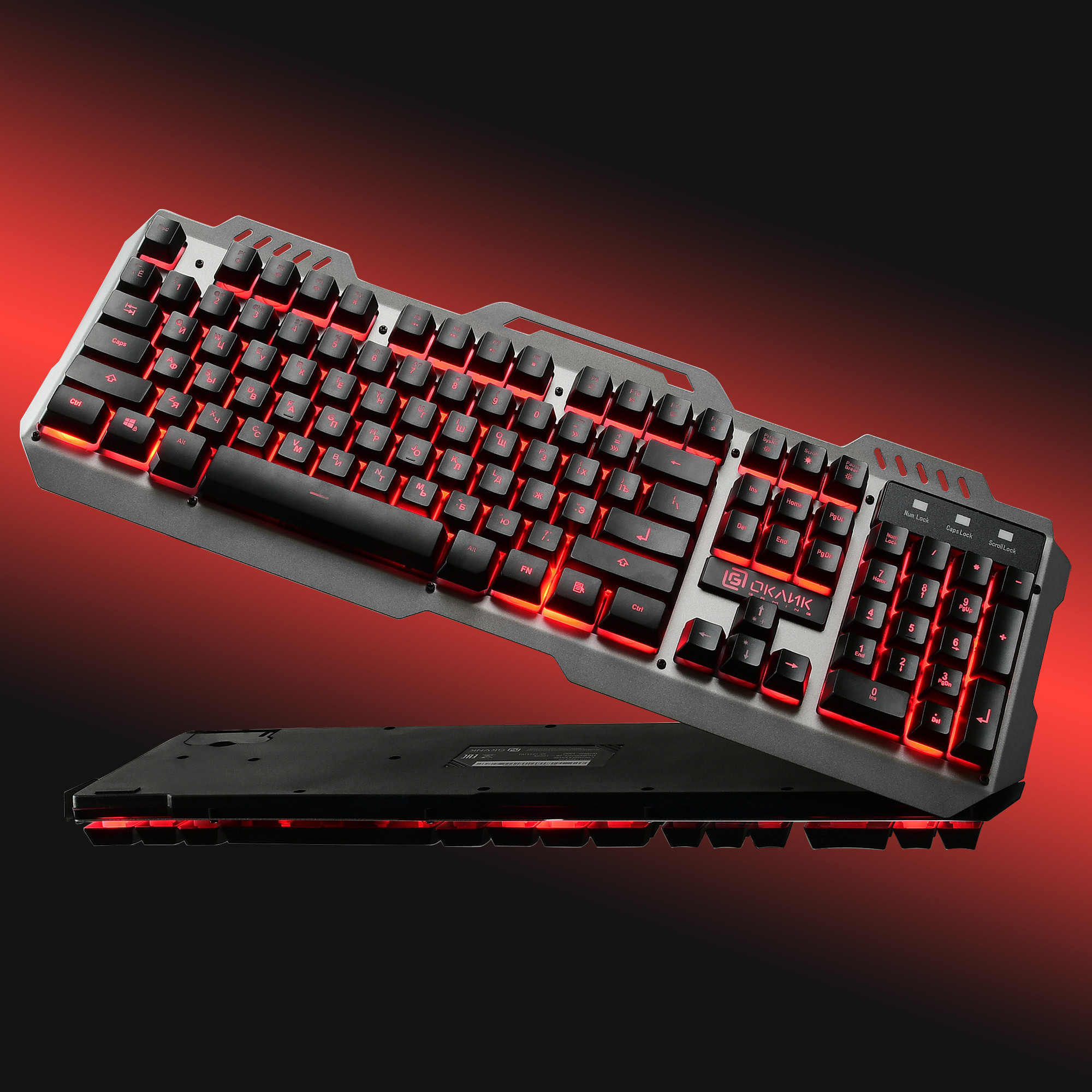 Рекламная фотосъемка клавиатуры