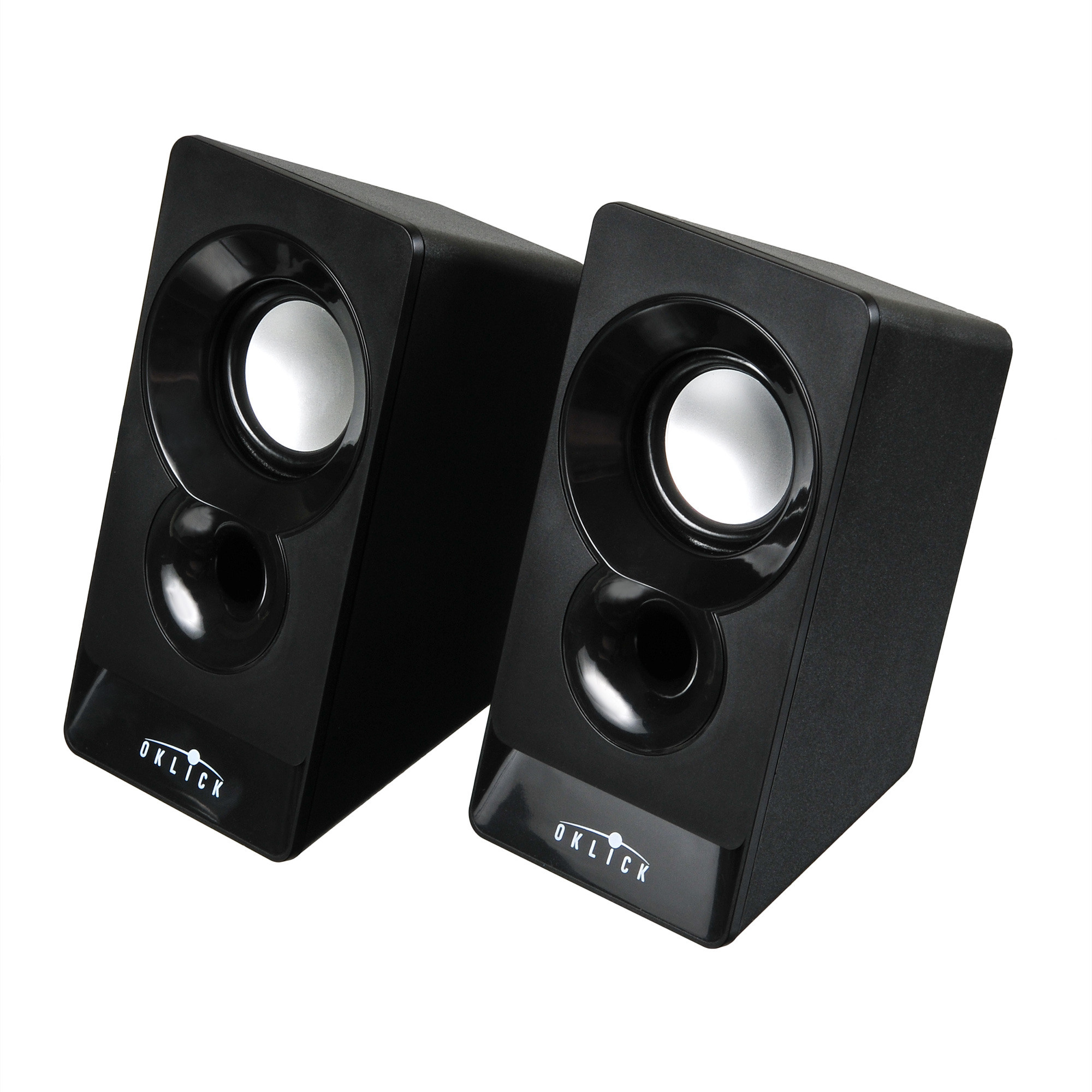 Чёрные колонки на белом фоне.