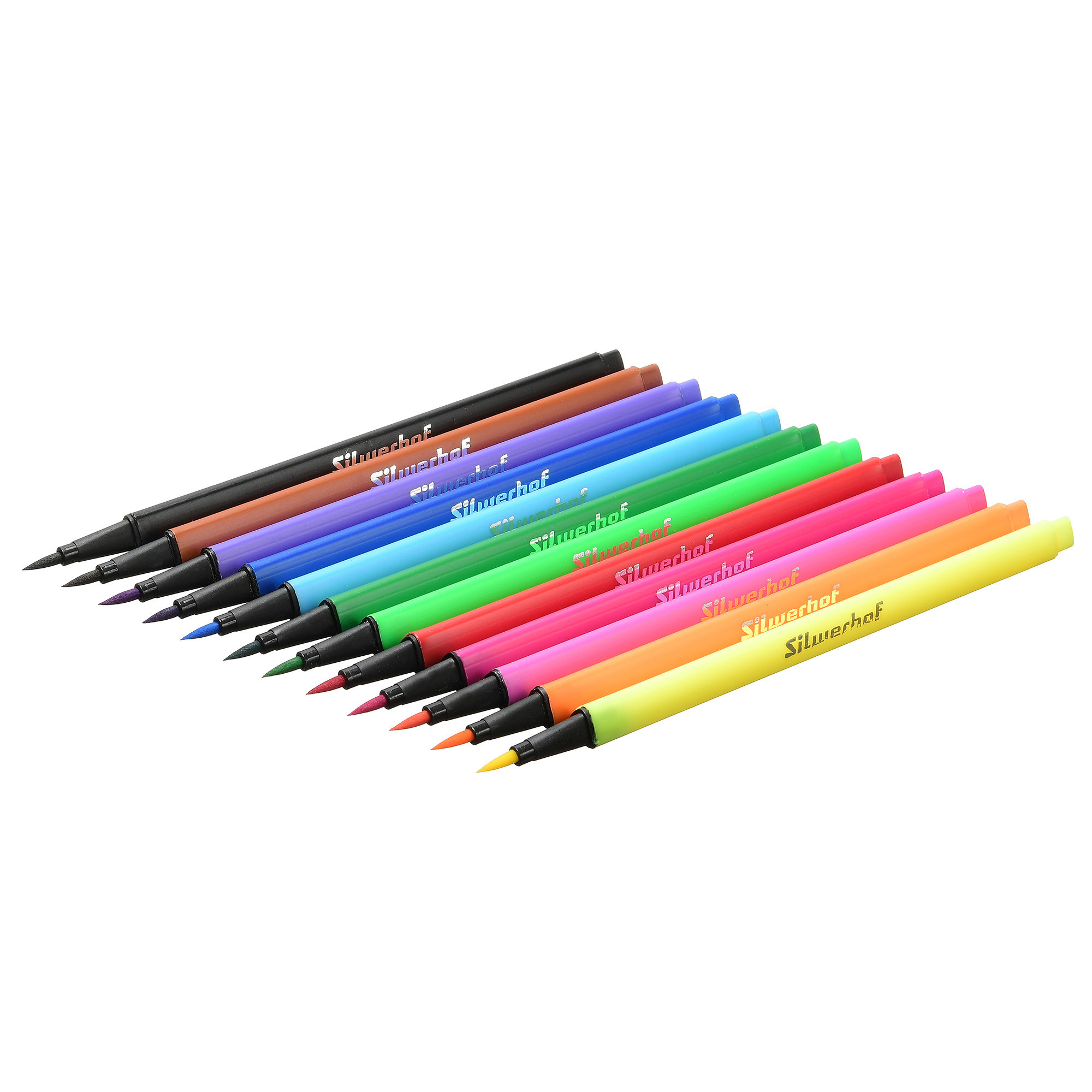 Детские цветные фломастеры без колпачков