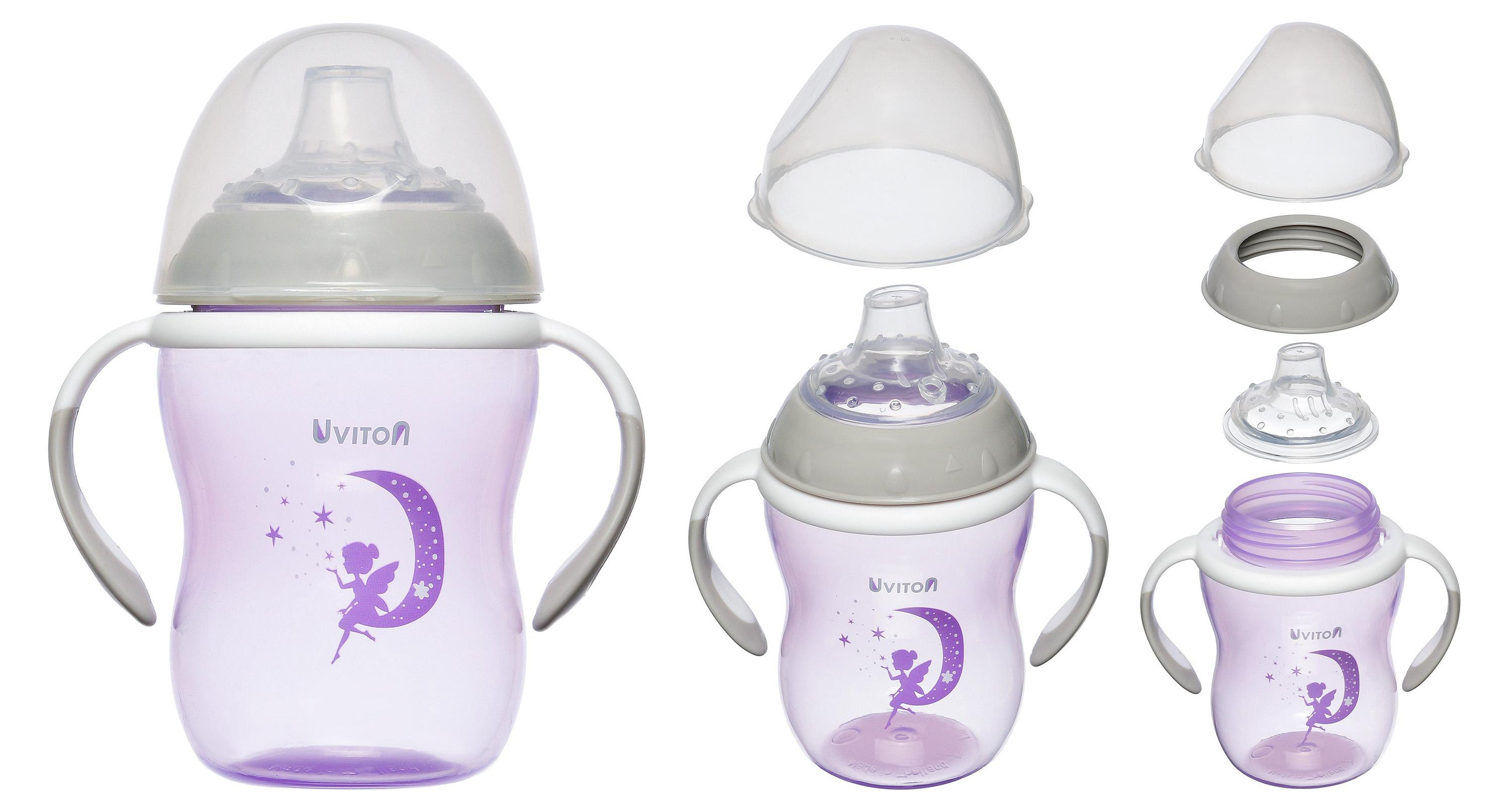 поильник закрытый, поильник открытый и в разобранном виде