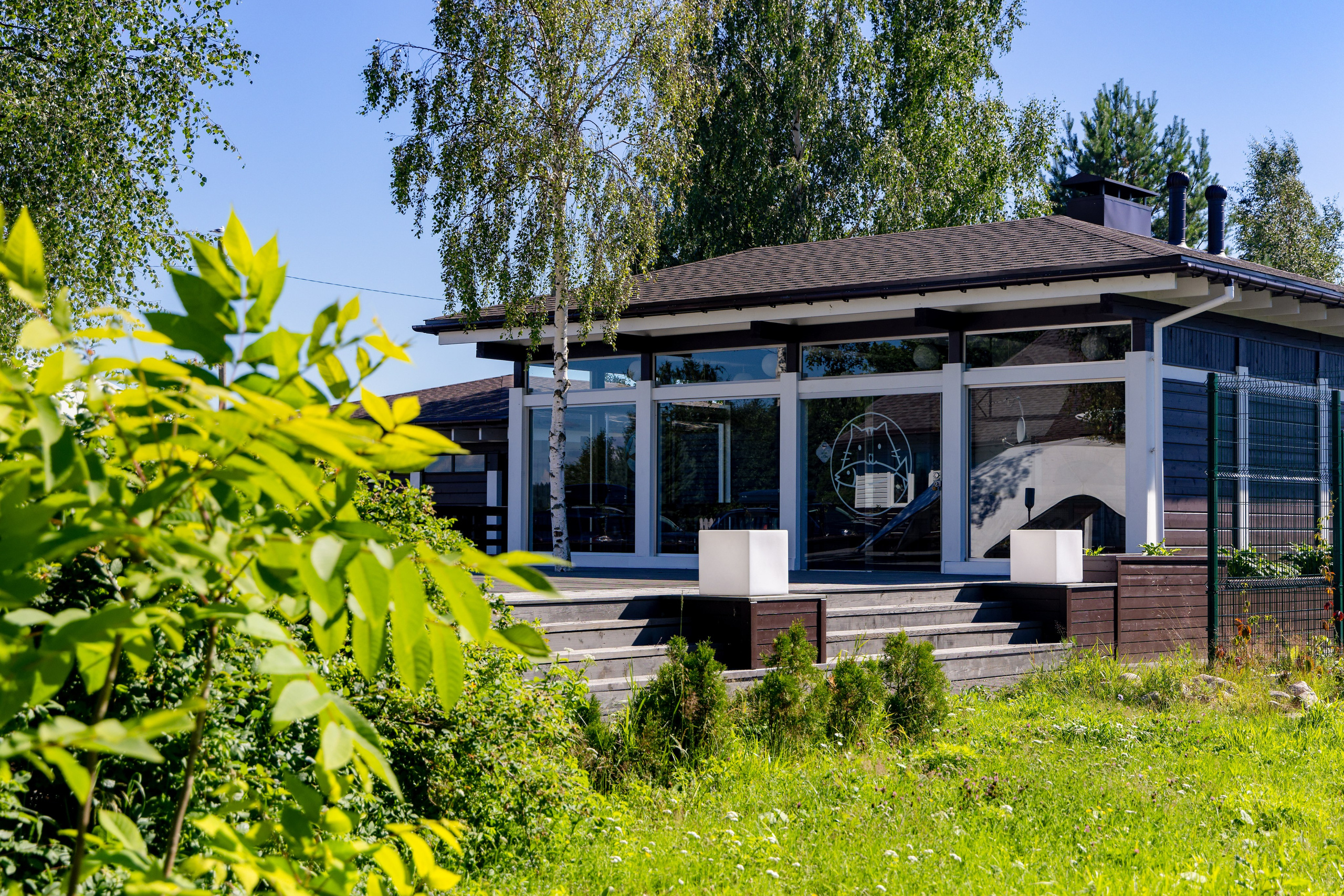 Гостевые дома «Уксунлахти» (деревня Ууксу). Аэросъемка. Фото и Видео в Карелии. Алексей Фрилунд