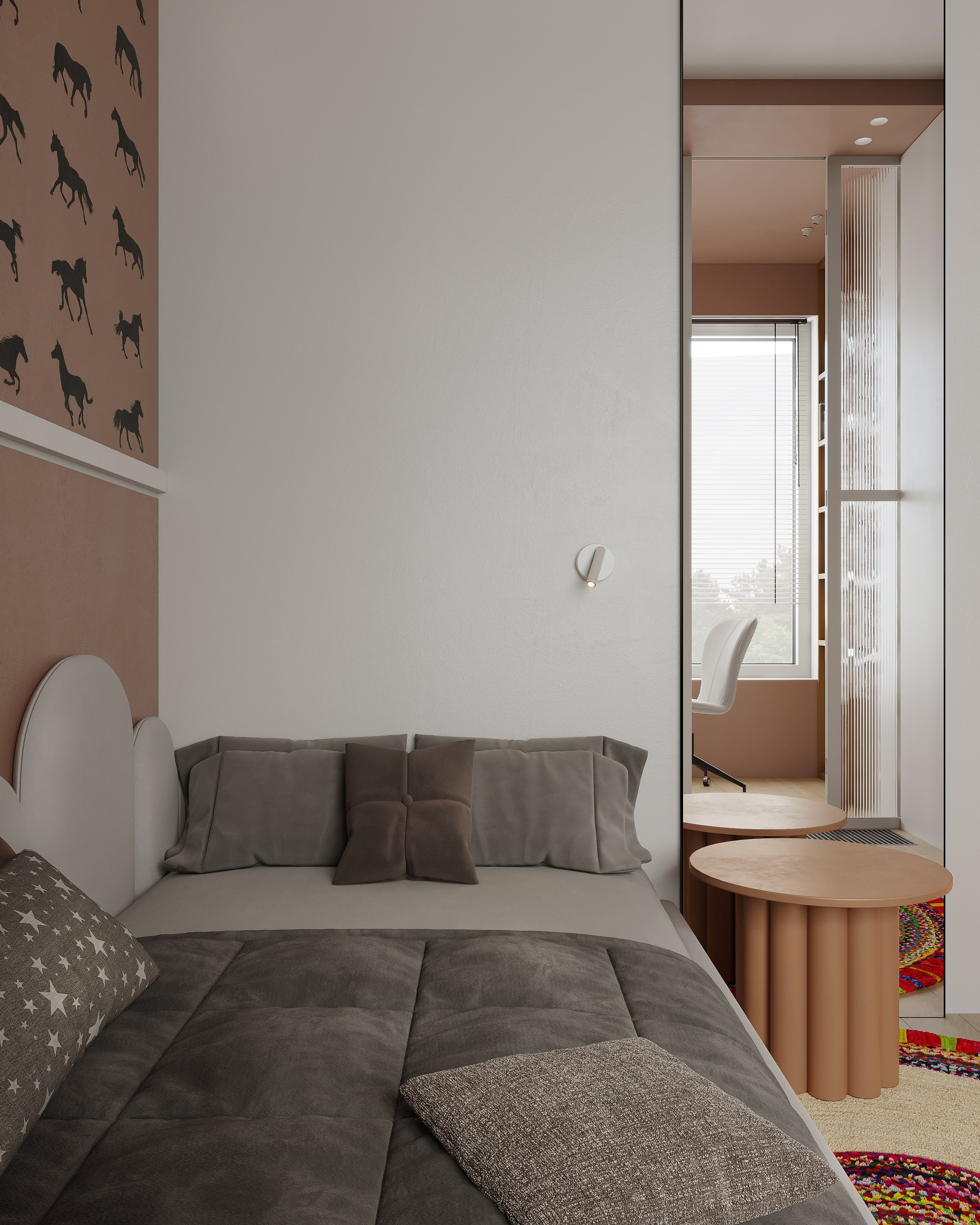 Квартира для LSD Bureau. 3D визуализация интерьера и архитектурной среды