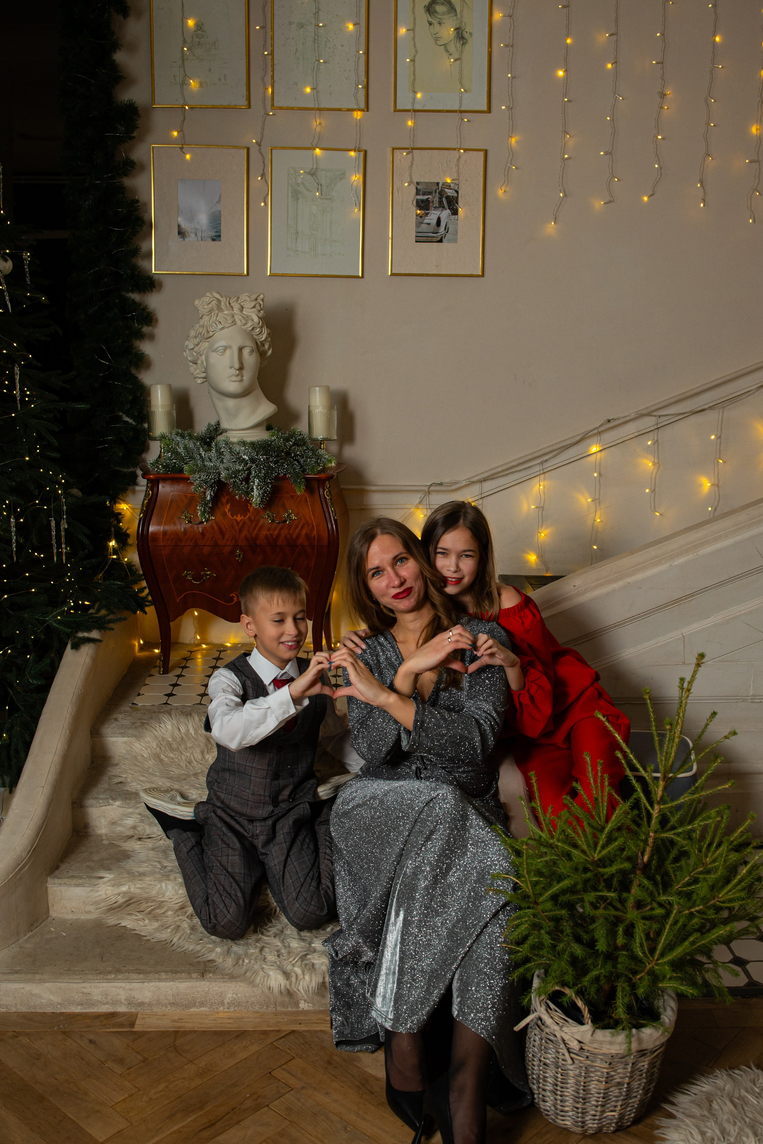Семейная новогодняя фотосессия. Семейный фотограф г. Тюмень