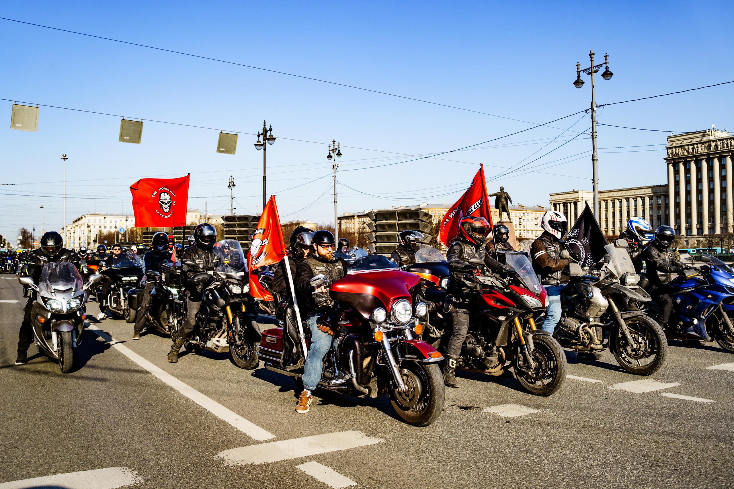 Прохват мотоклуба Norman Riders ч.1. Концертный и репортажный фотограф в Санкт-Петербурге Слава Пахомов