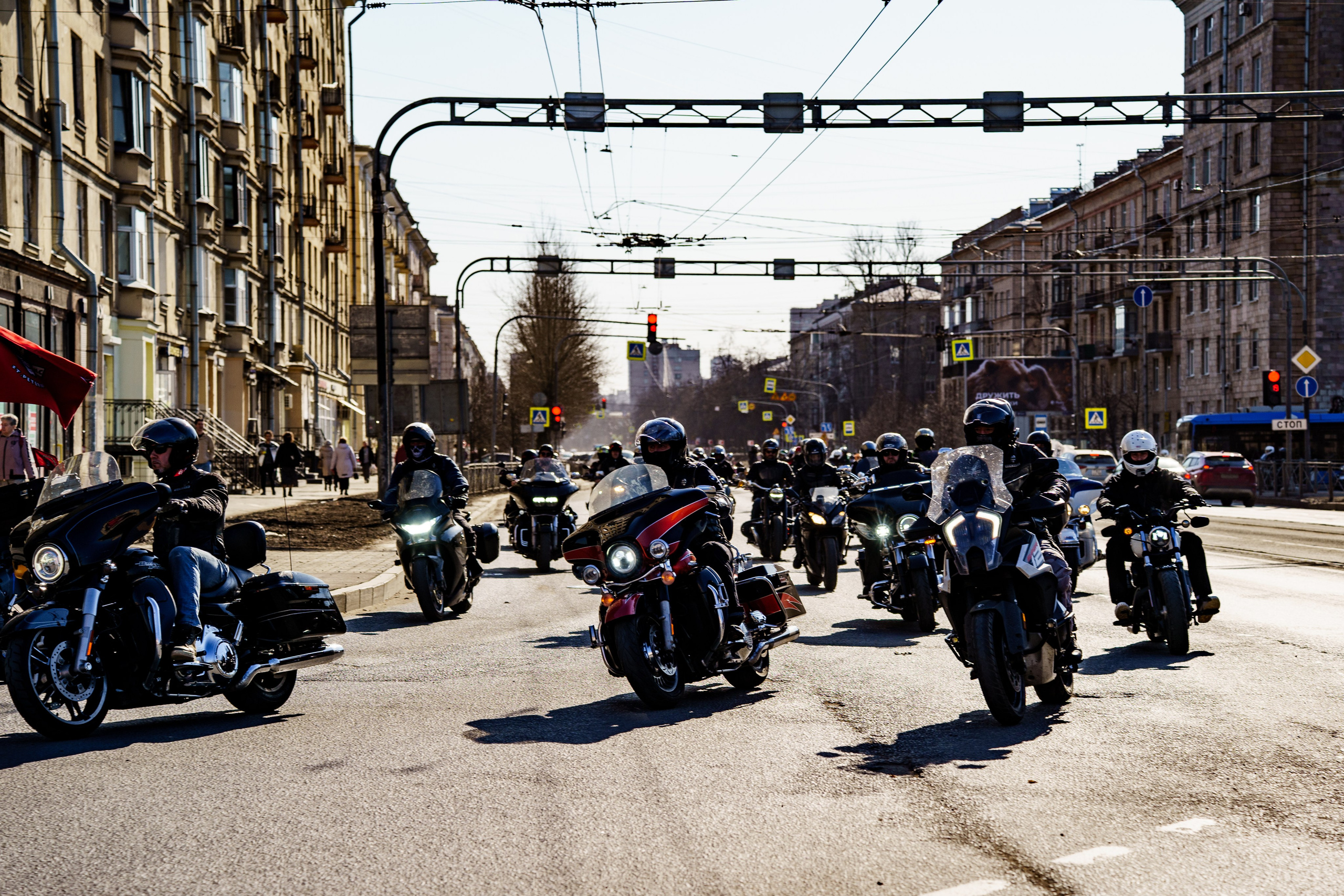 Прохват мотоклуба Norman Riders ч.1. Концертный и репортажный фотограф в Санкт-Петербурге Слава Пахомов