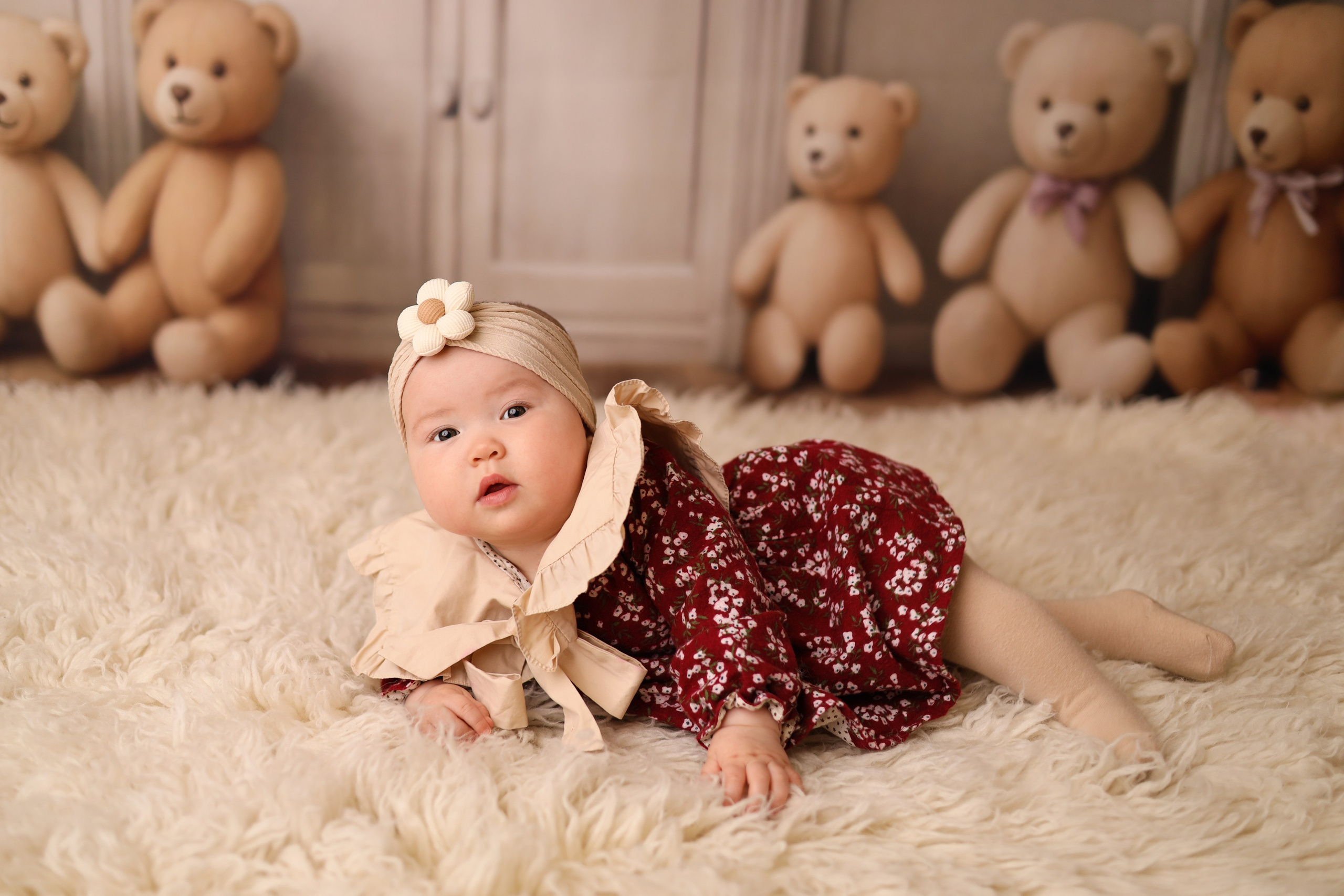 Соне 6 месцев. Фотограф новорожденных Москва. Ньюборн фотограф Москва