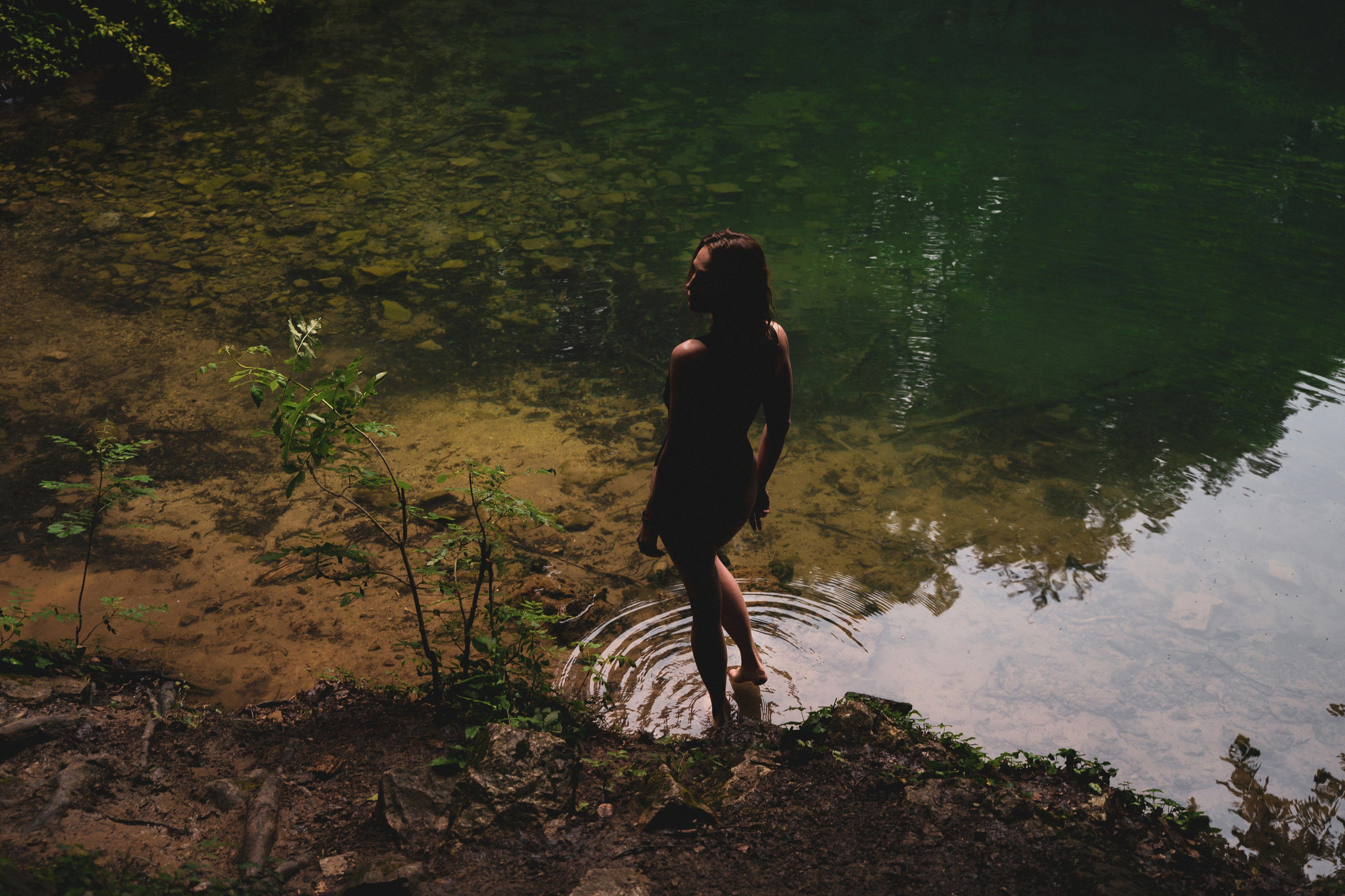 Горное озеро. Семен Соколов