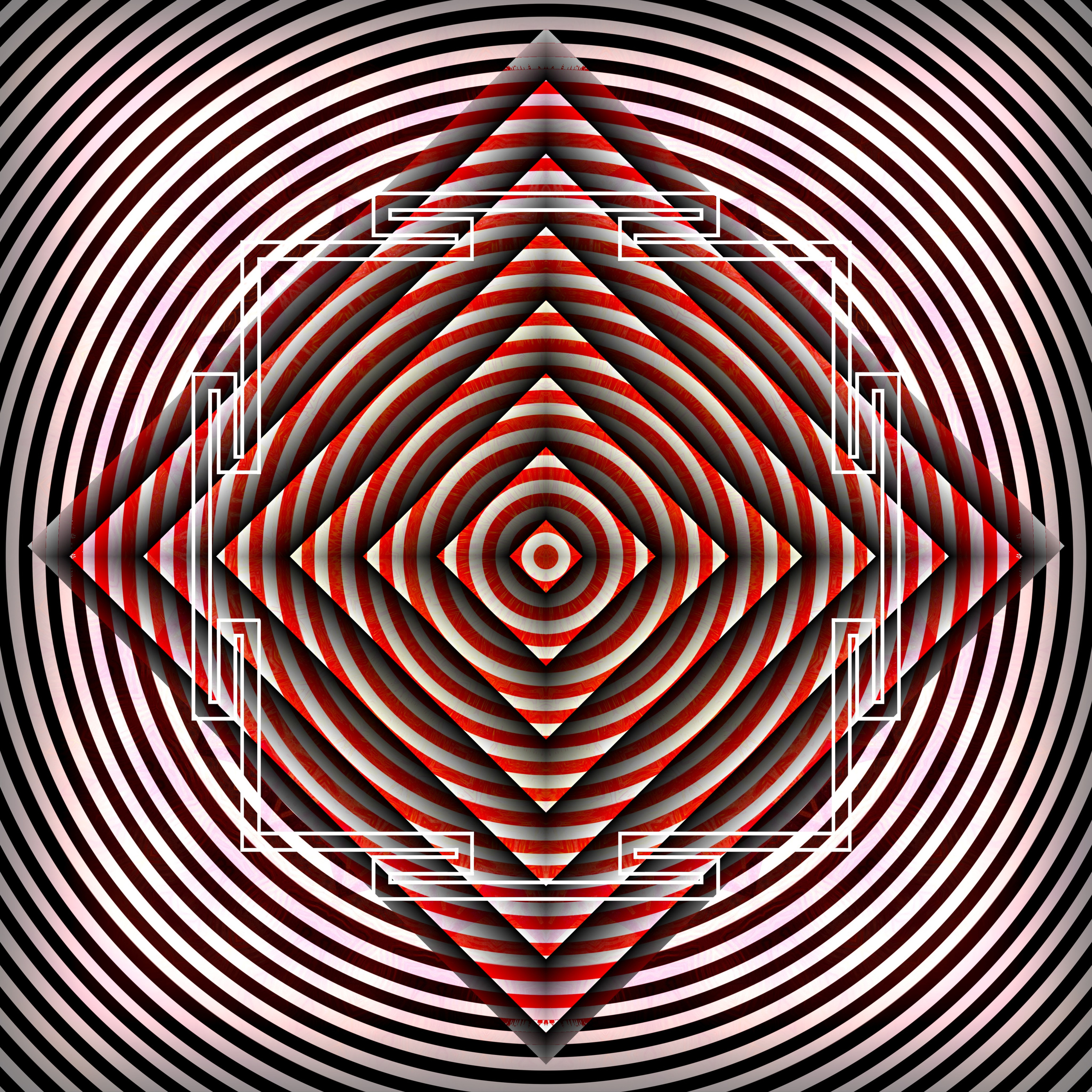 Flame Mandala of a tube TV. Roman Hodirev is an esoteriologist, multidisciplinary artist, photographer and musician. Saint Petersburg, Riga
