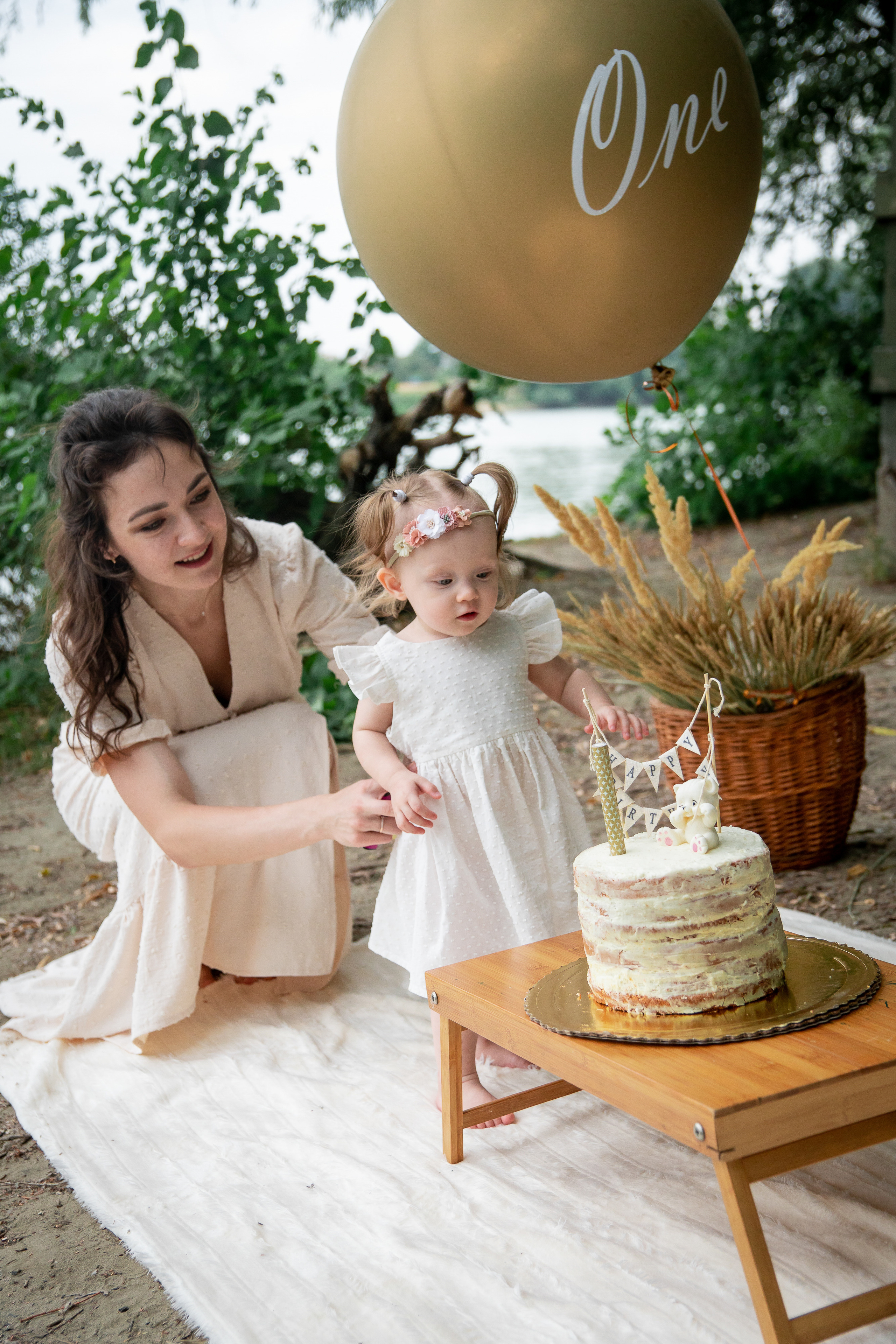 Годовасие маленькой Ксении. Фотограф в Краснодаре и Краснодарском крае Елена Быкова