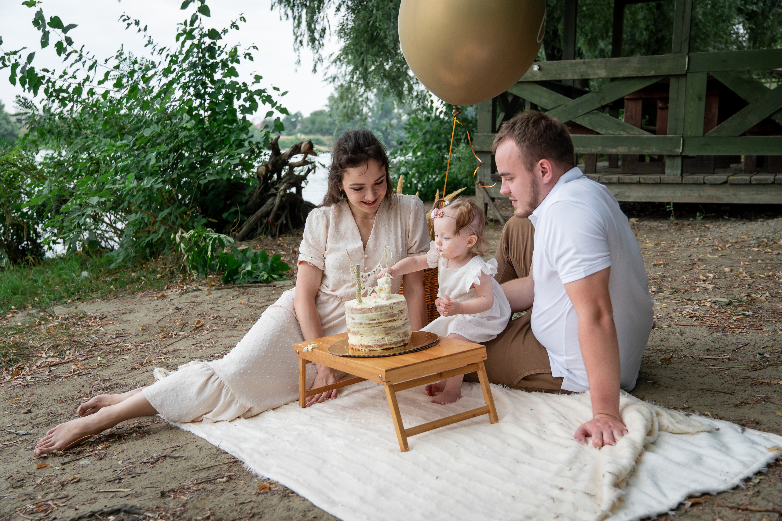 Годовасие маленькой Ксении. Фотограф в Краснодаре и Краснодарском крае Елена Быкова