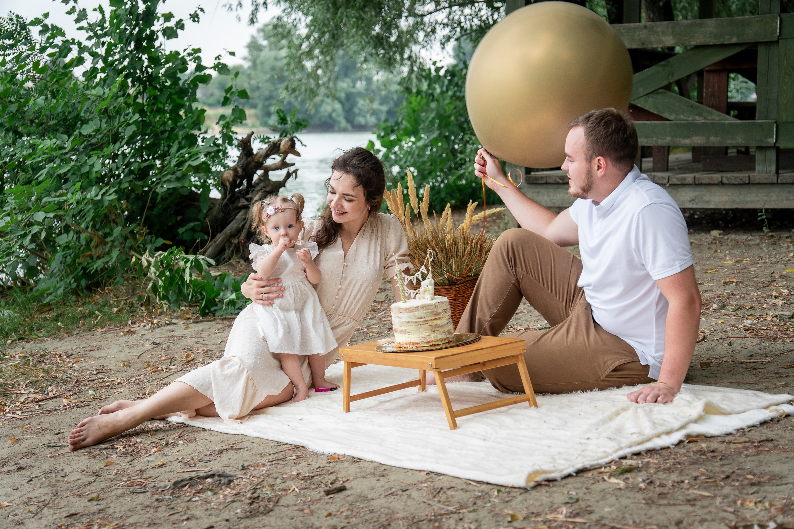 Годовасие маленькой Ксении. Фотограф в Краснодаре и Краснодарском крае Елена Быкова