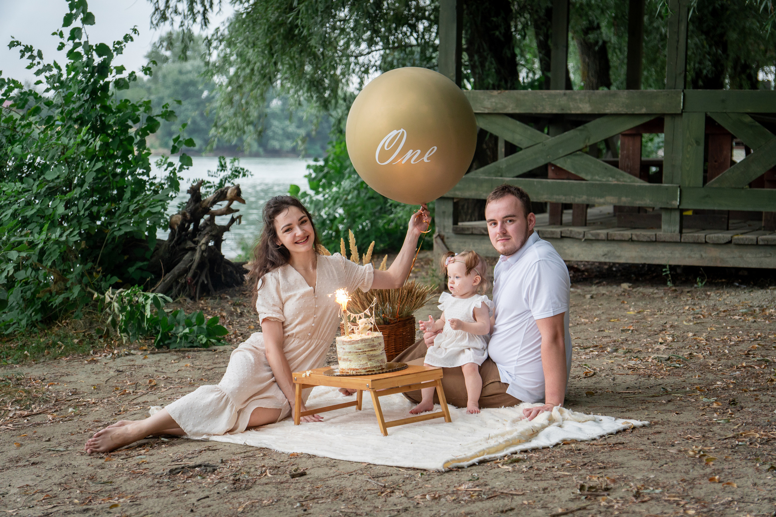 Годовасие маленькой Ксении. Фотограф в Краснодаре и Краснодарском крае Елена Быкова