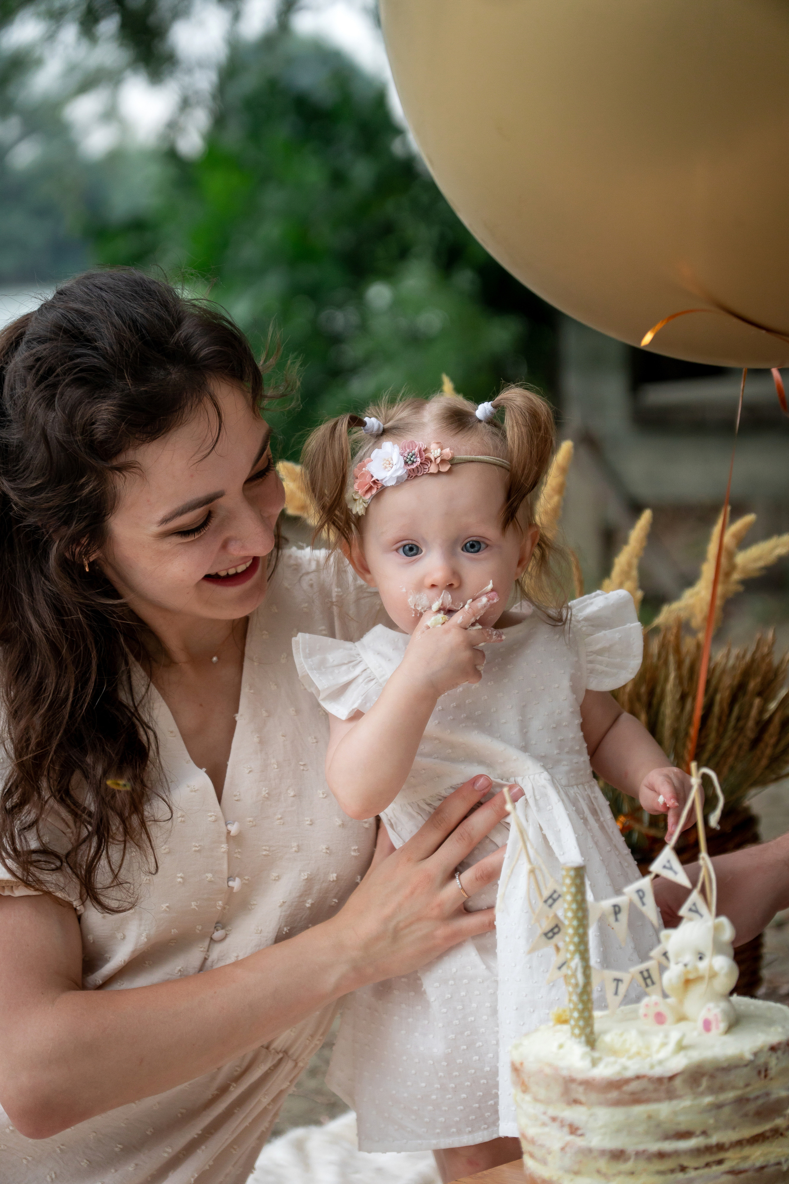 Годовасие маленькой Ксении. Фотограф в Краснодаре и Краснодарском крае Елена Быкова