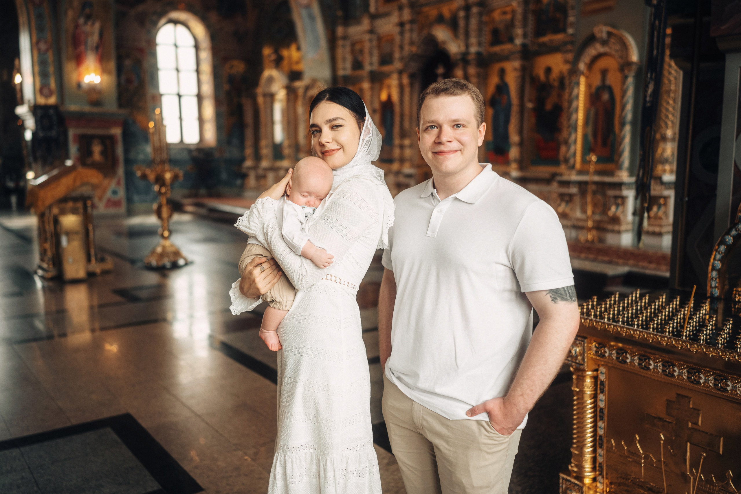 Крещение в храме Всецарица. Свадебный и репортажный фотограф в Воронеже Роман Янко