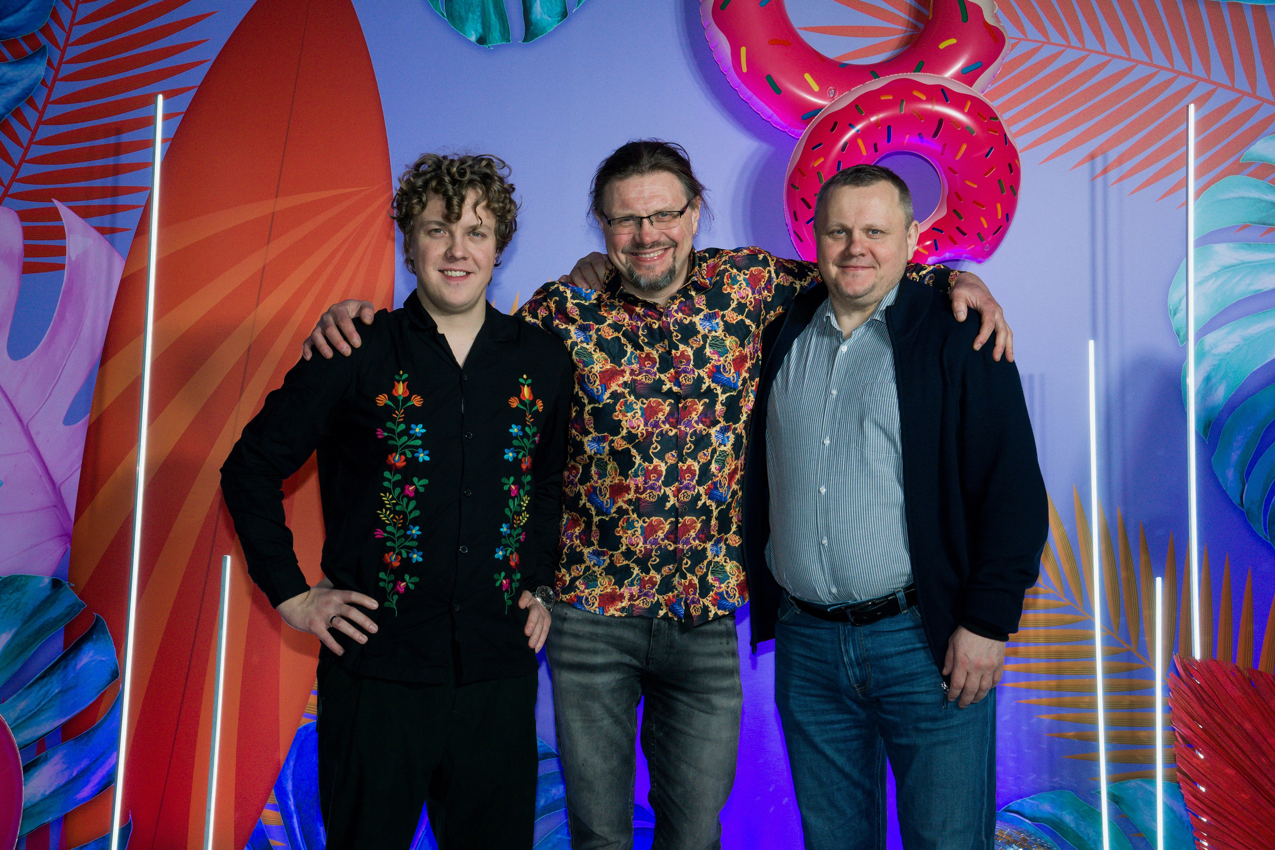 МТС корпоратив Гавайская вечеринка. Фотограф