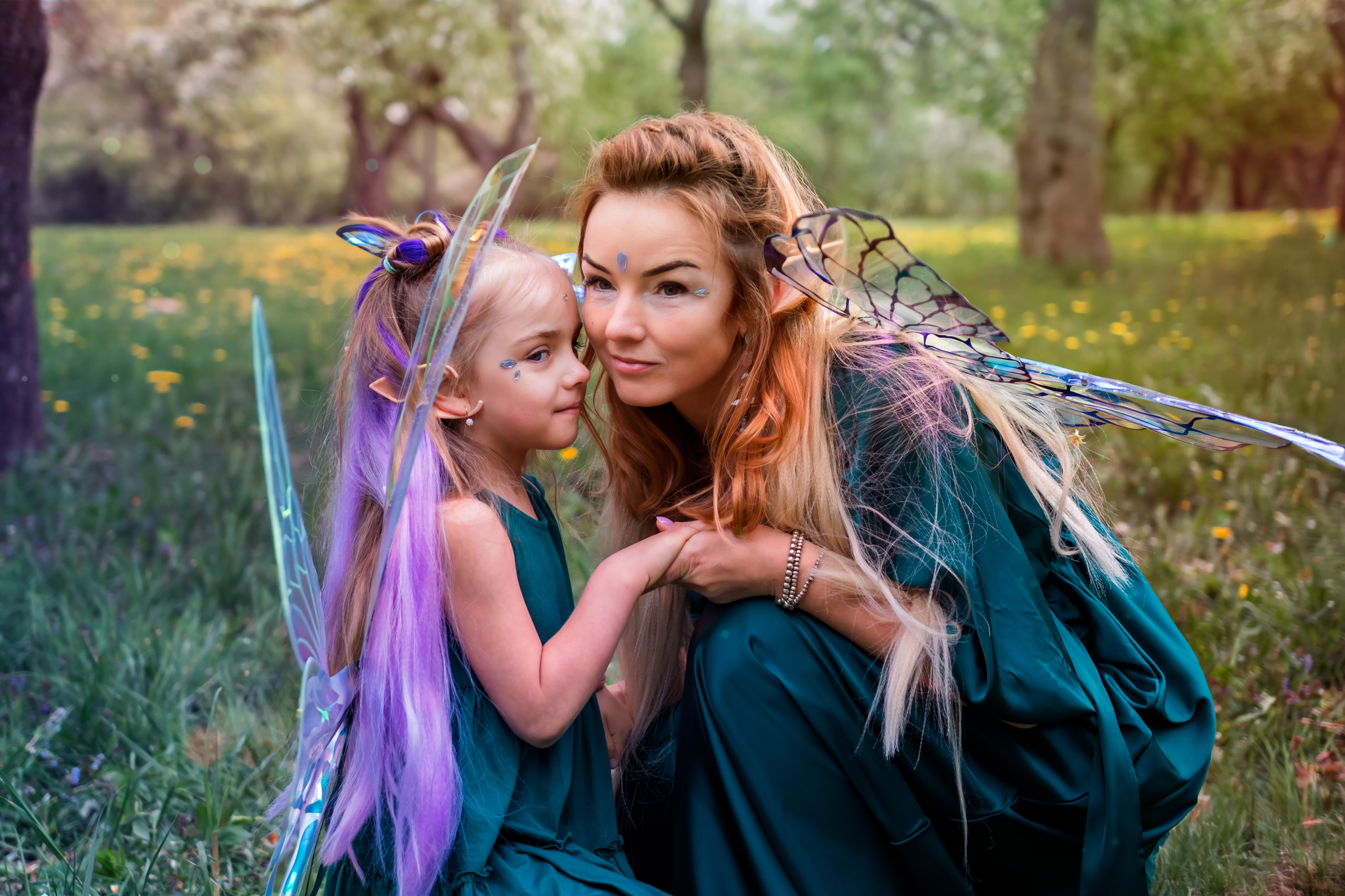 Семейная фотосессия в Лошицком парке в стиле эльфов