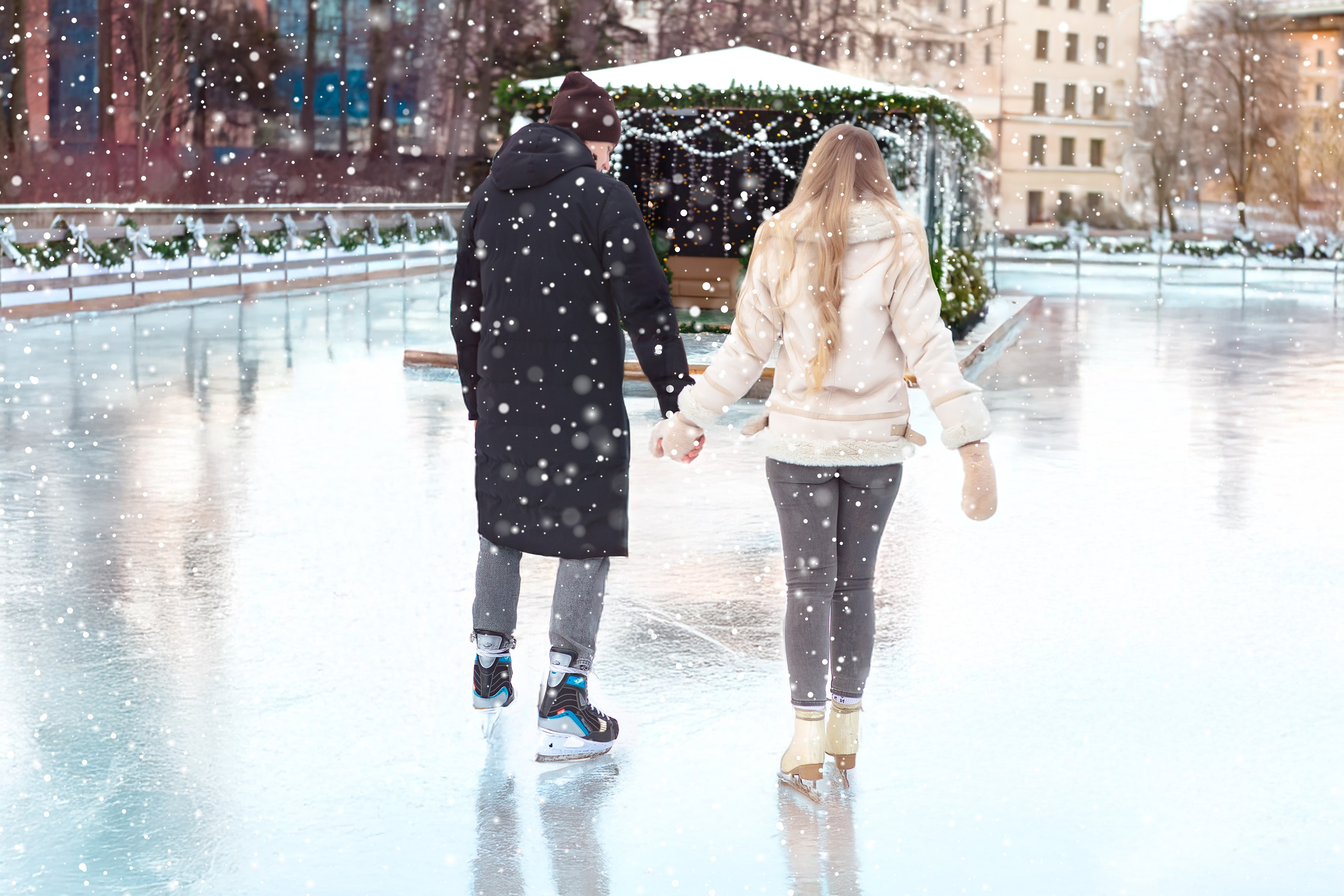 Love story фотосессия на коньках