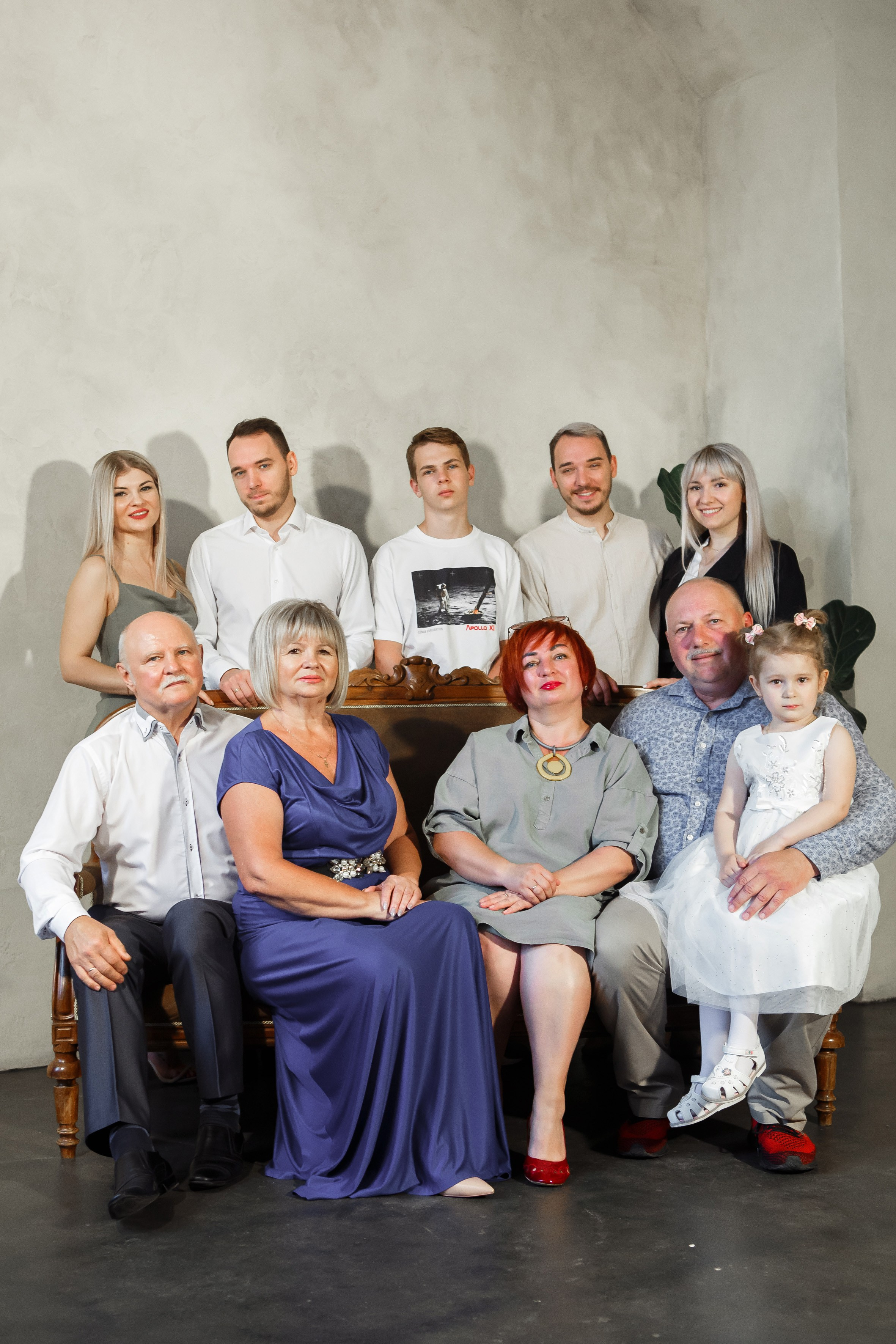 Очень большая семья, личные и парные портреты. Свадебный и портретный Фотограф в Липецке Дмитрий Котюков