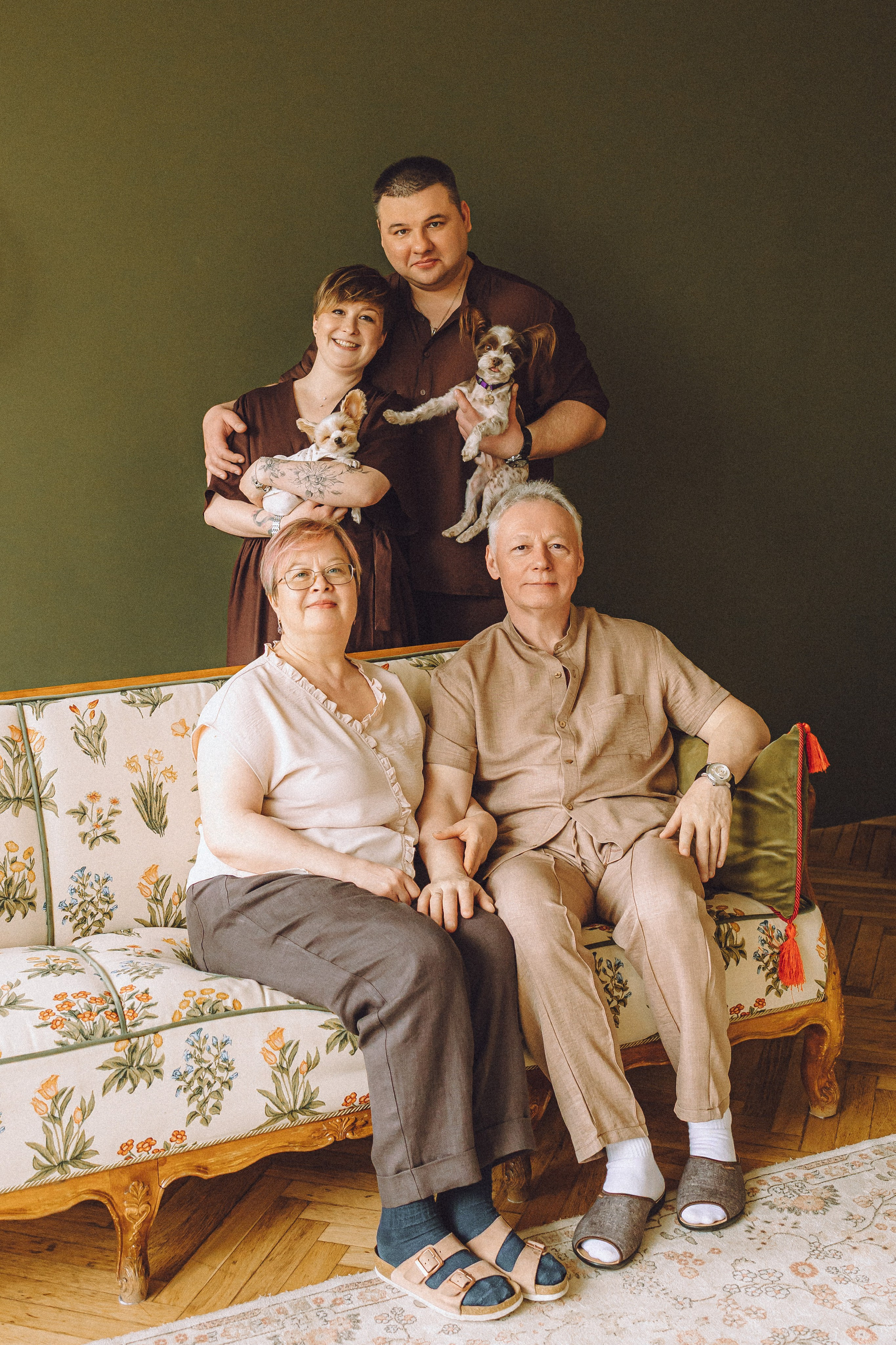 Джо, Мэйли и их семья. Семейный фотограф животных, анималист в Москве Екатерина Киреева