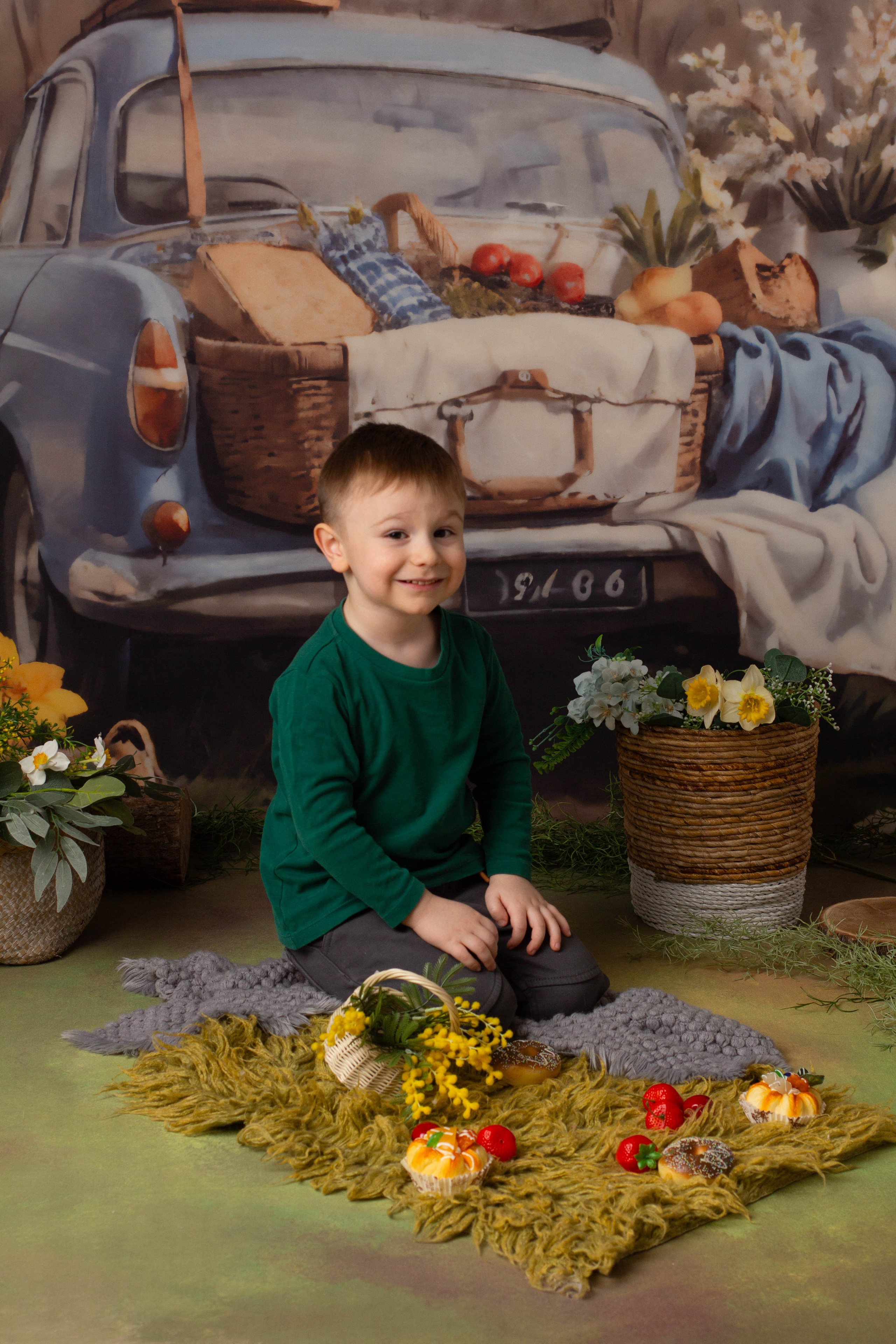 Фото-проекты (тыквенный, арбузный, весенний). Детский и семейный фотограф в Москве и МО
