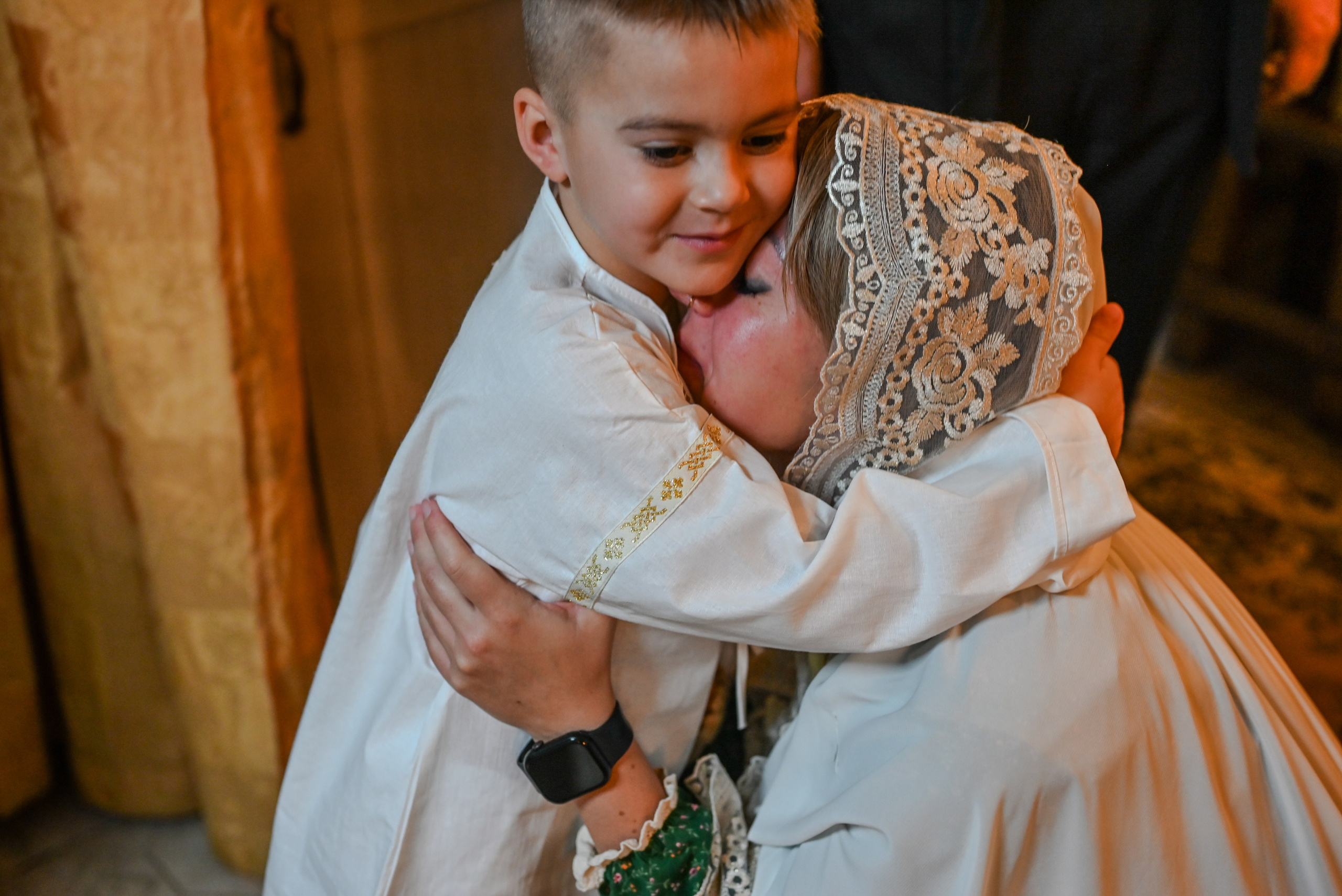 Крещение Совхоз Ленина. Семейный и детский фотограф Москва