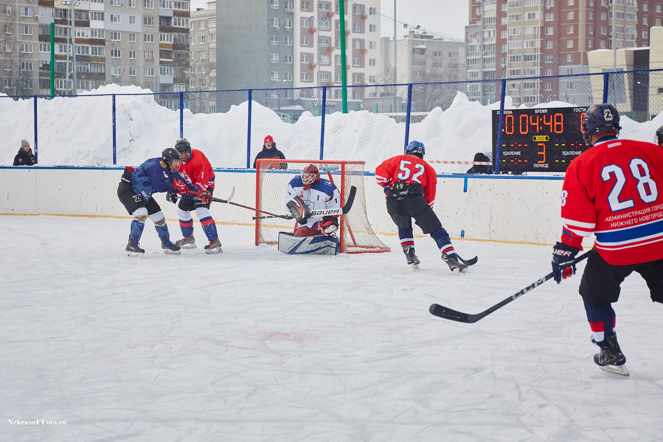 Турнир по хоккею «Русская классика» в рамках Офицерской хоккейной лиги. Спортивный фотограф Некрасов Денис