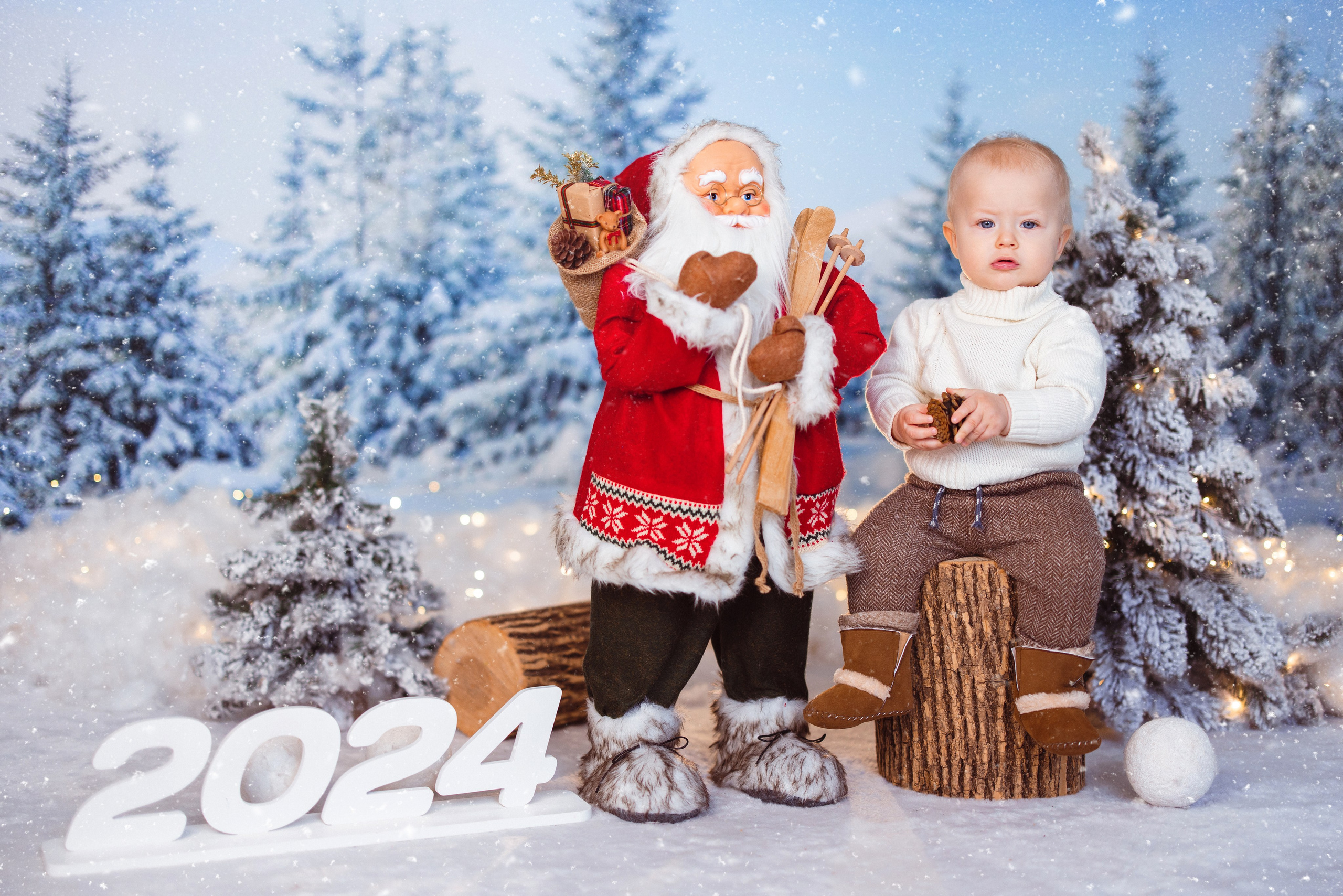 Зимний лес. Семейный и детский фотограф в Краснодаре Анна Трашкова