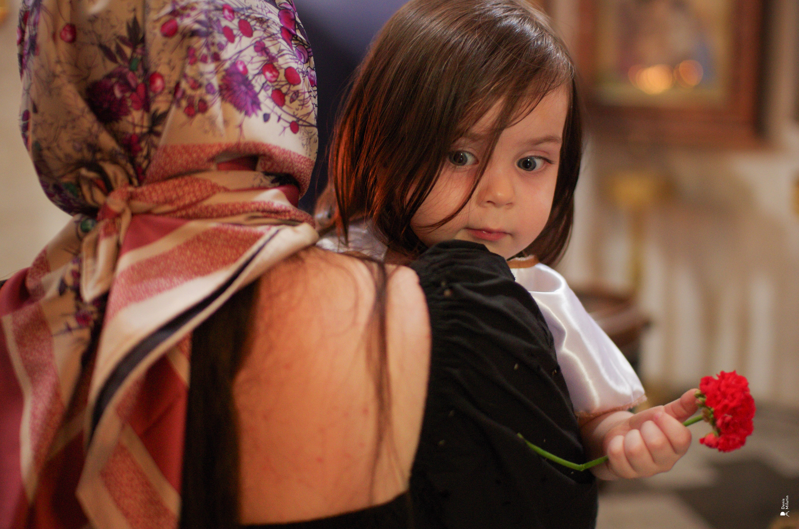 Крещение Сенаки. Портретный фотограф Денис Милютин