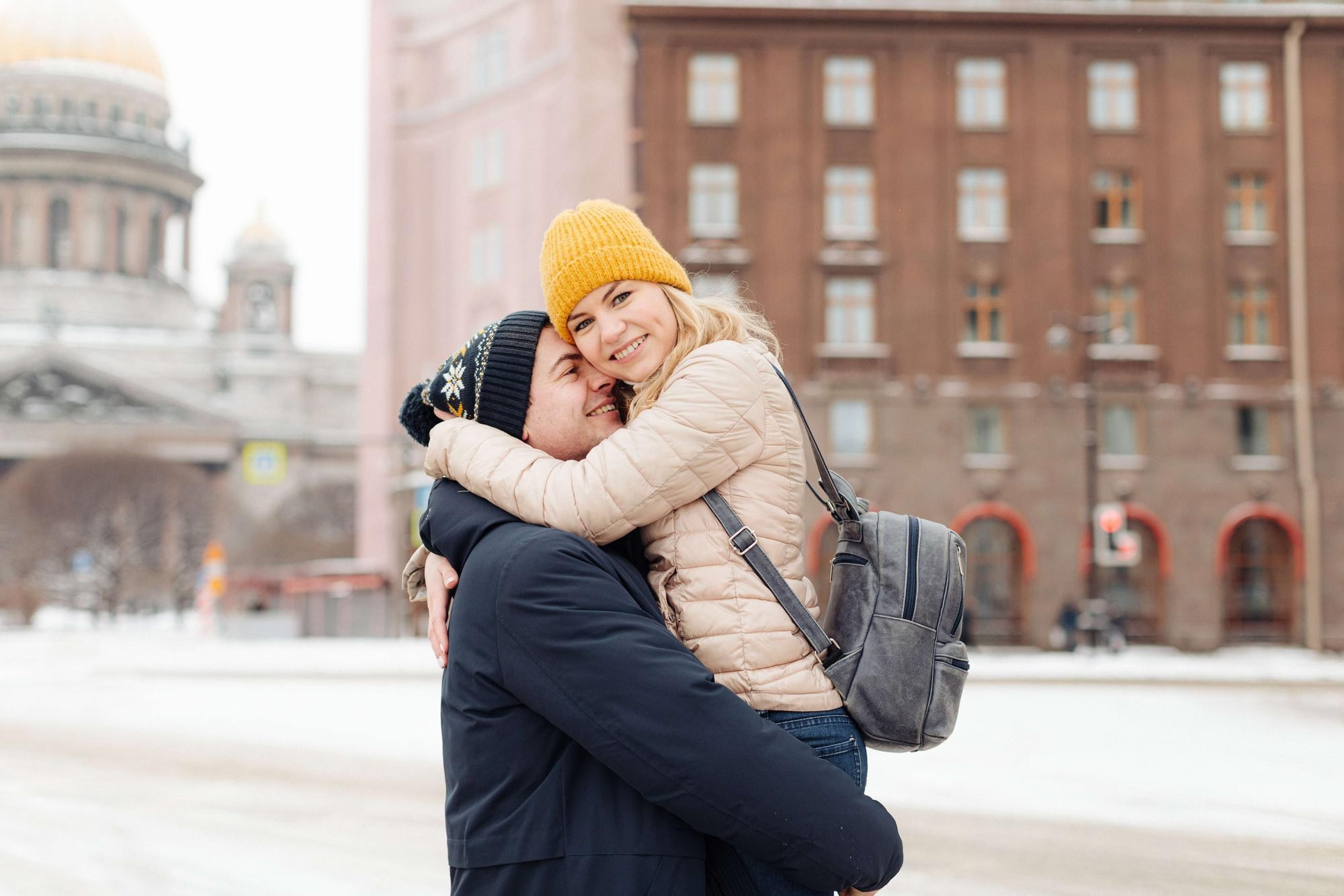 Фотосессия лав стори Андрея и Лизы в СПб