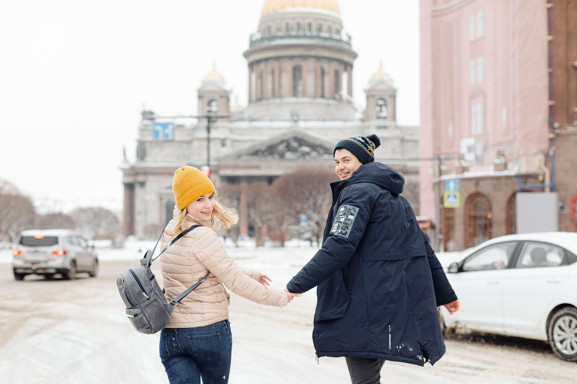 Фотосессия лав стори Андрея и Лизы в СПб