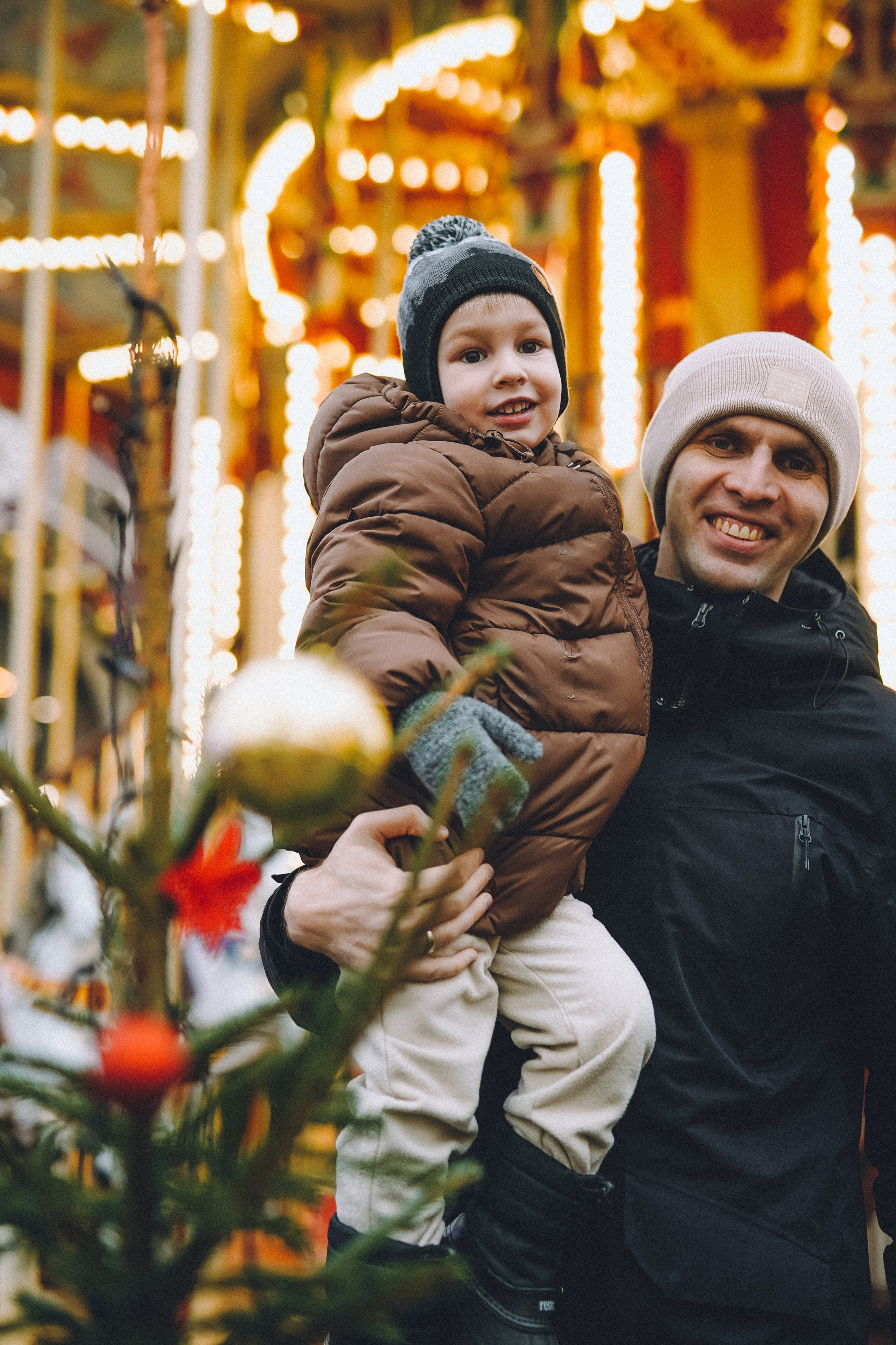 Прогулка по новогодней Москве для Юли, Жени и Вани. Фотограф Наталья Колганова