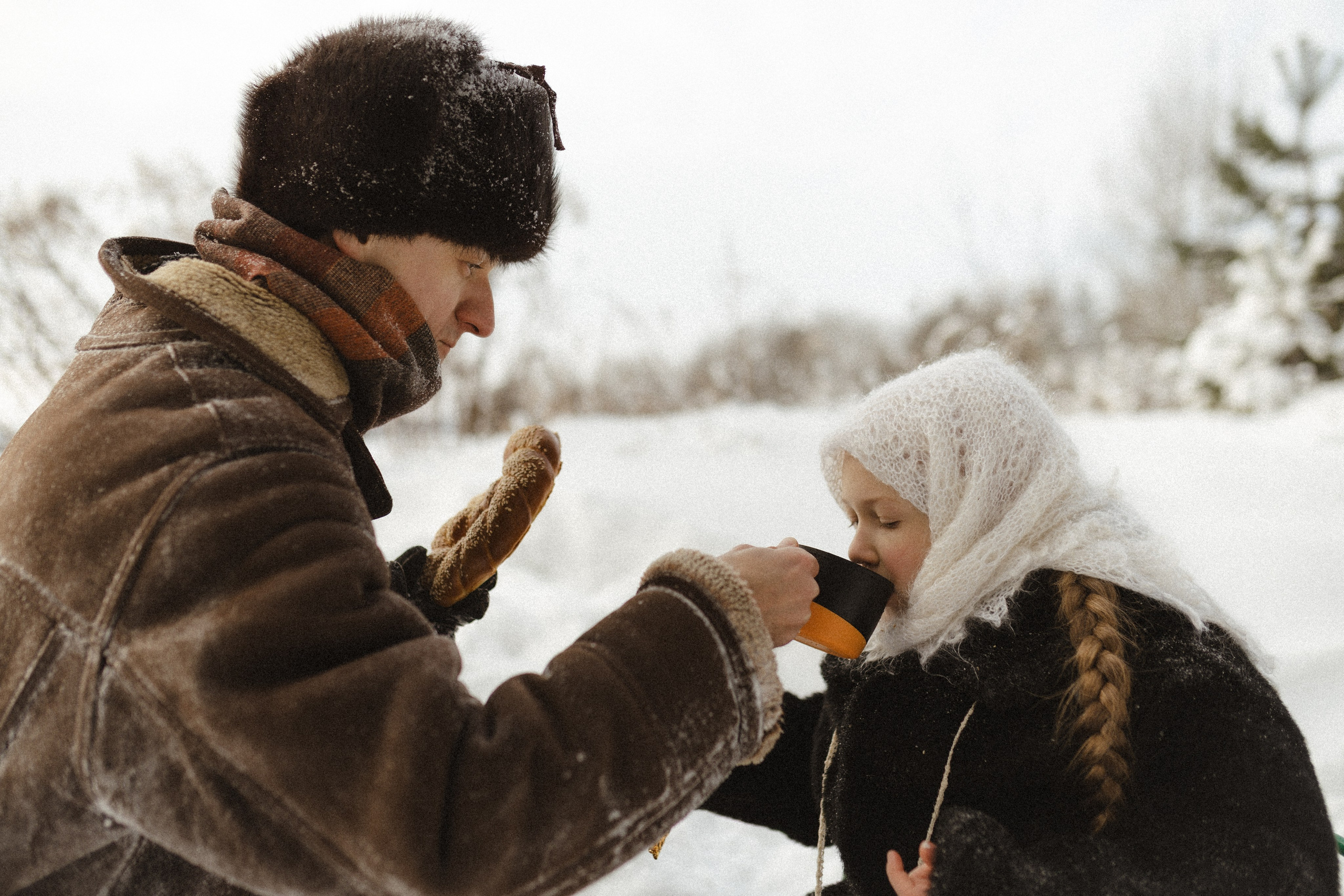 Зима не холодная, когда рядом свои. Семейный фотограф в Москве Алина Савченко