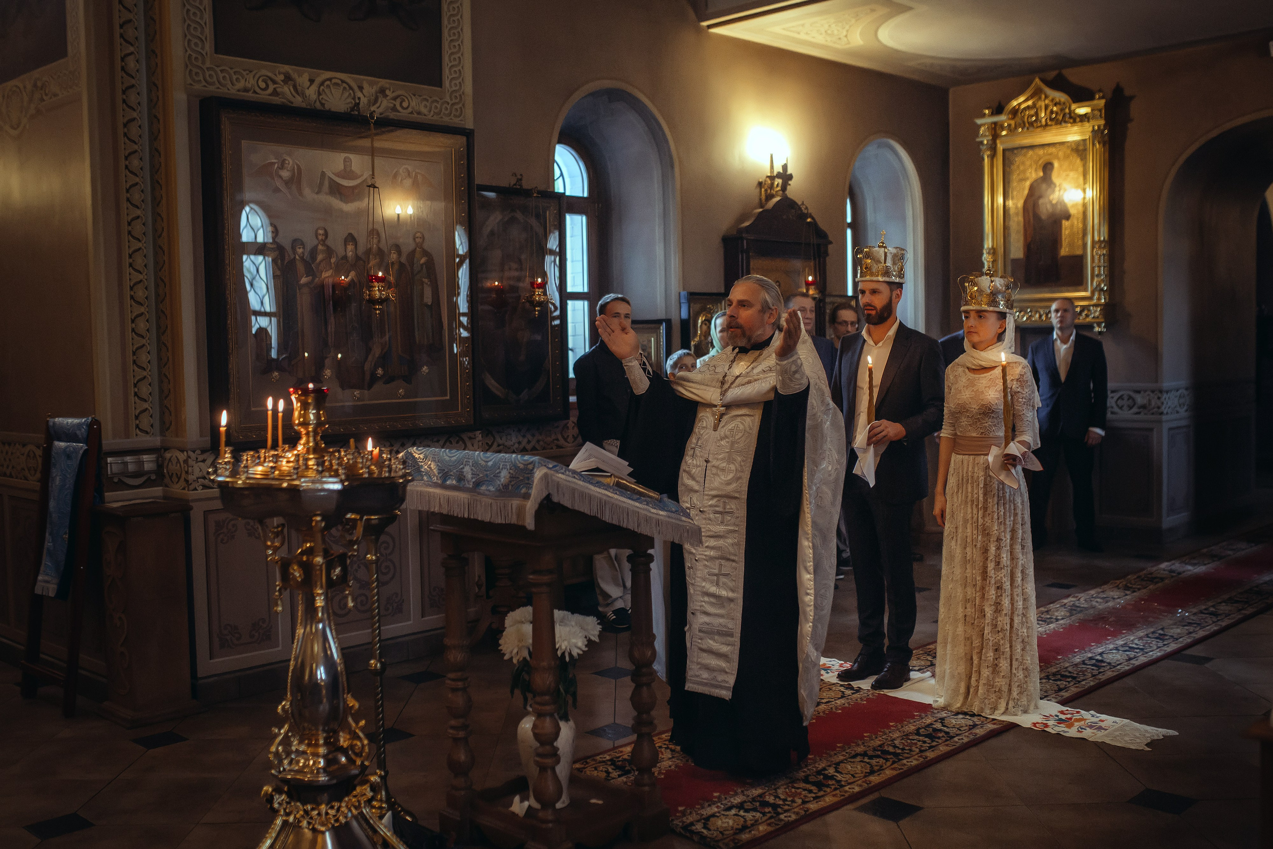 Венчание Виктора и Марии. Фотограф на Крещение, семейный фотограф в Москве