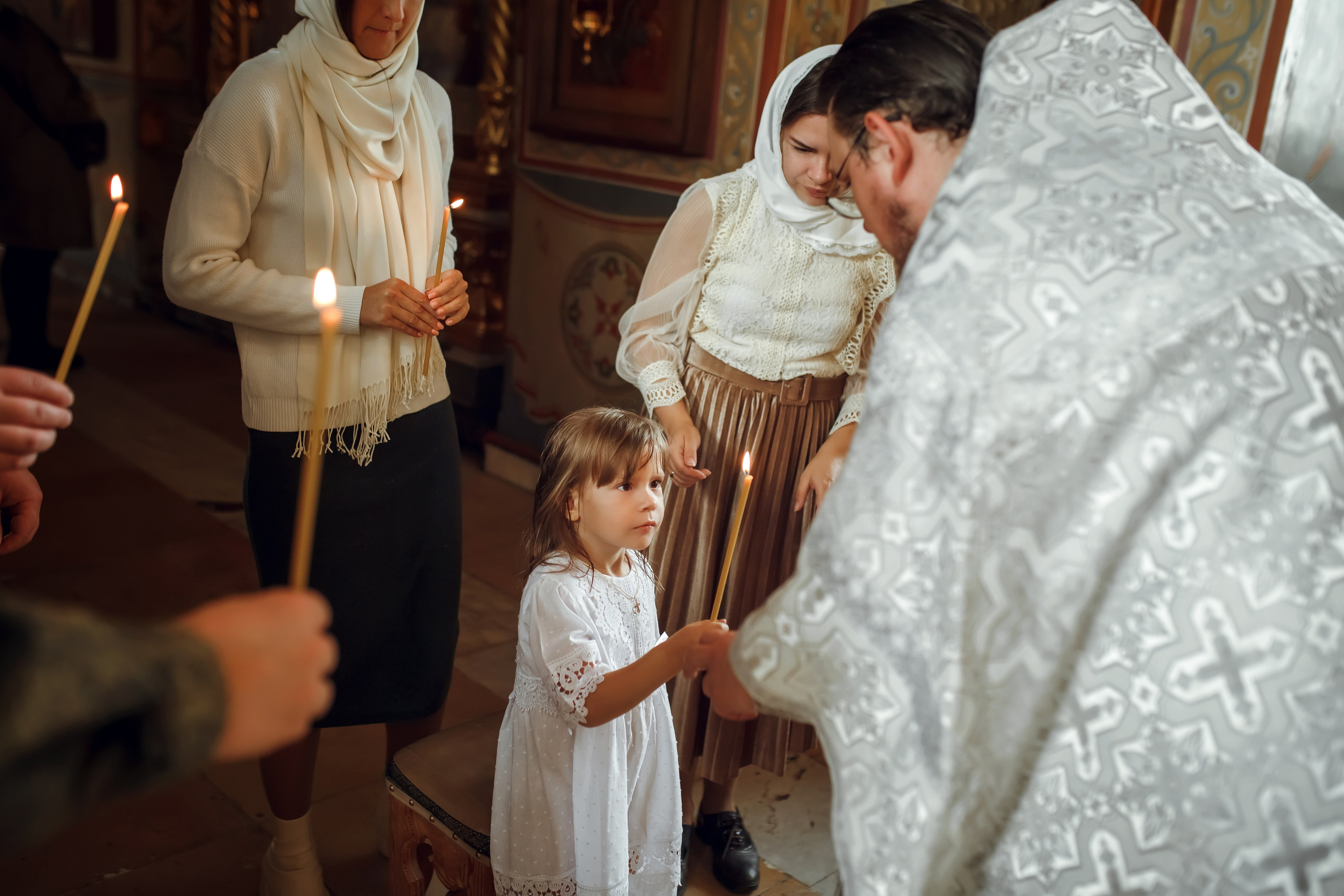 Крещение Мирославы. Фотограф на Крещение, семейный фотограф в Москве